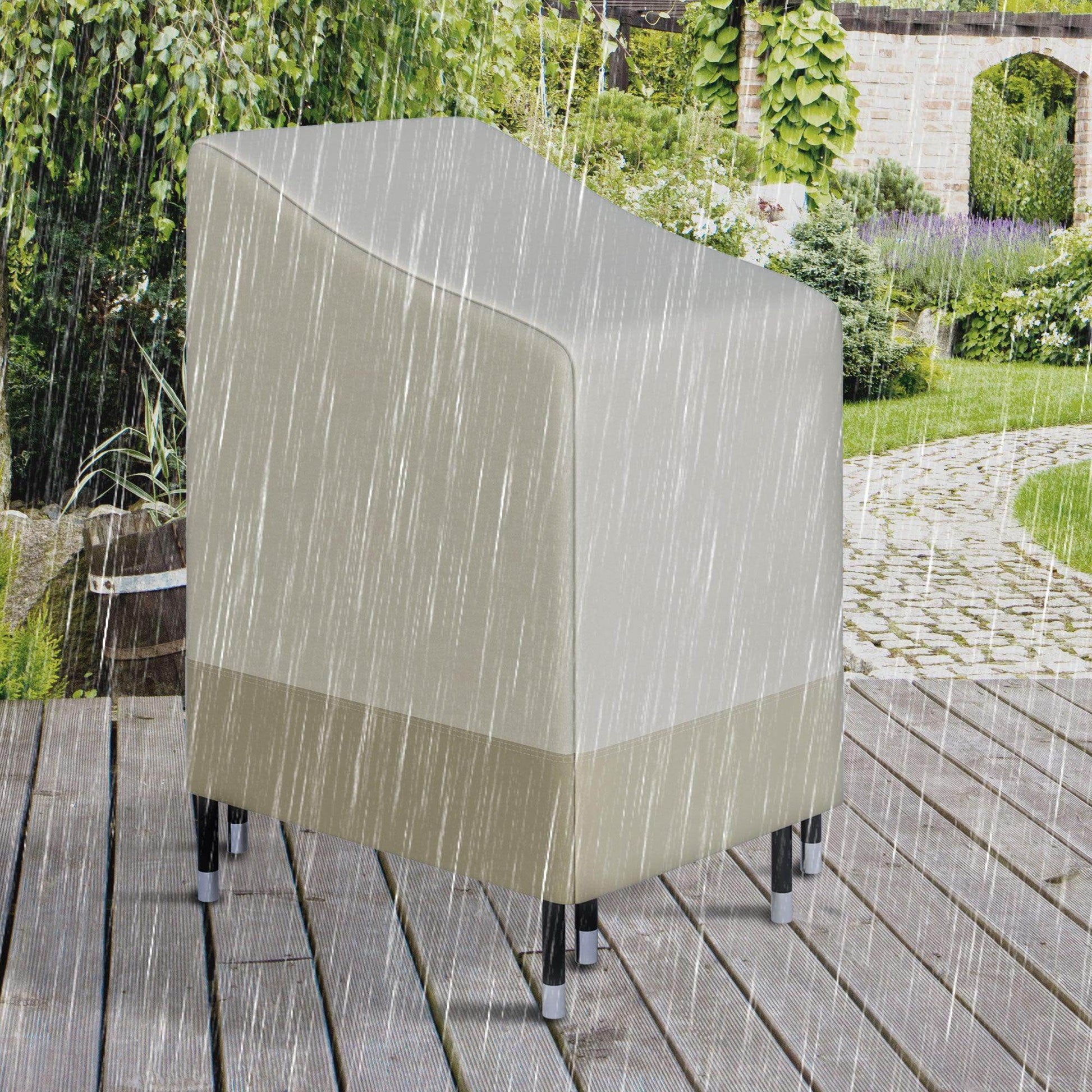 Outsunny Outdoor Waterproof Furniture Cover for Wicker Chairs - ALL4U RETAILER LTD