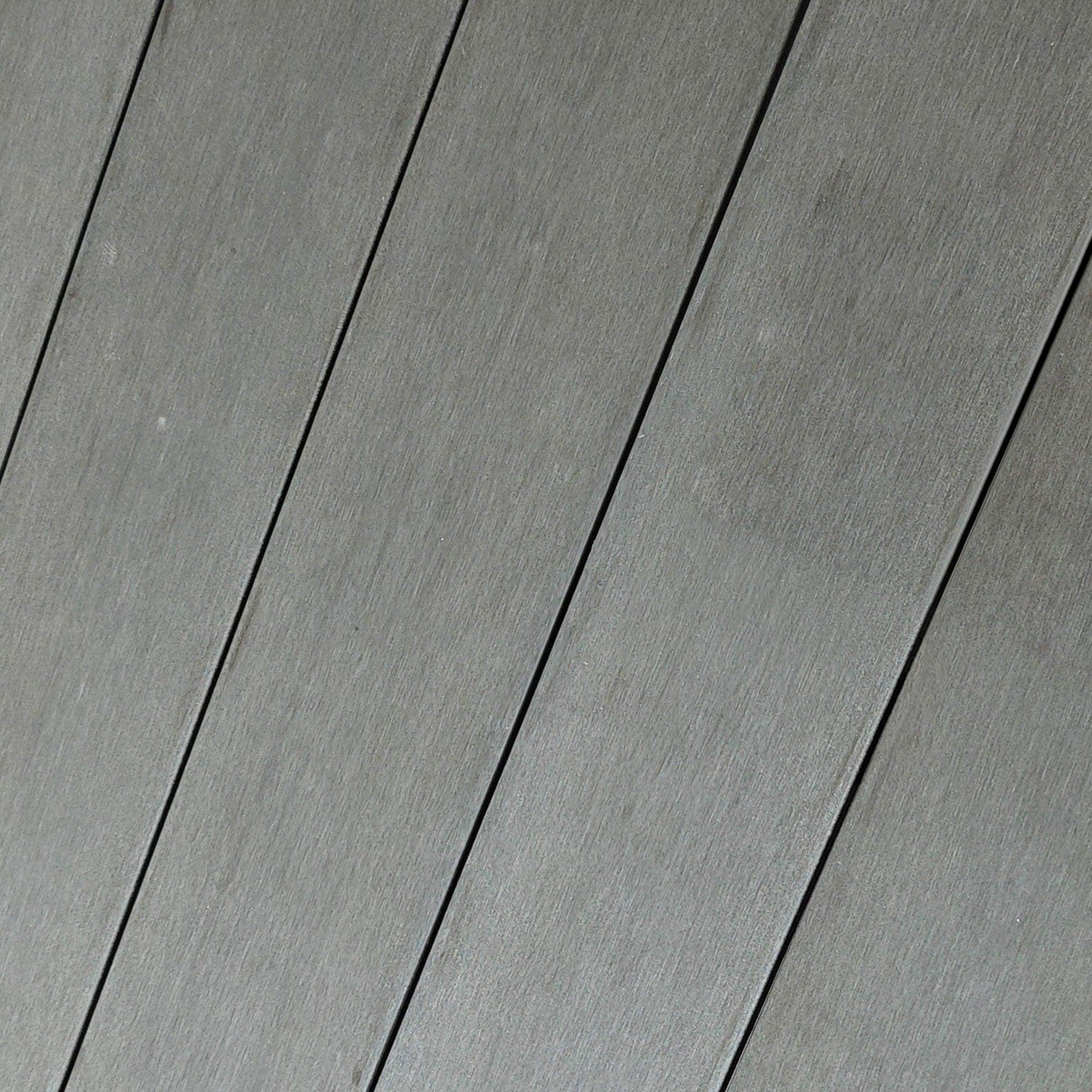 Outsunny PE Rattan Side Table Grey - ALL4U RETAILER LTD