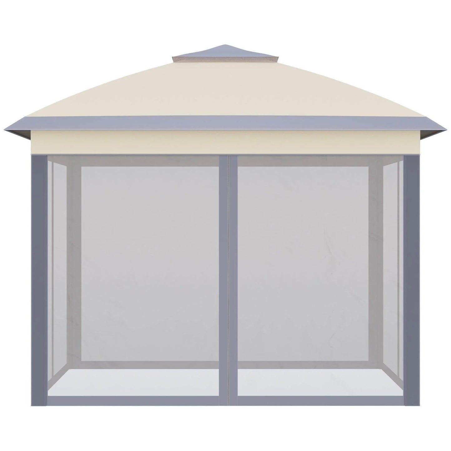 Outsunny Pop Up Canopy Tent with Mesh Sidewalls - ALL4U RETAILER LTD