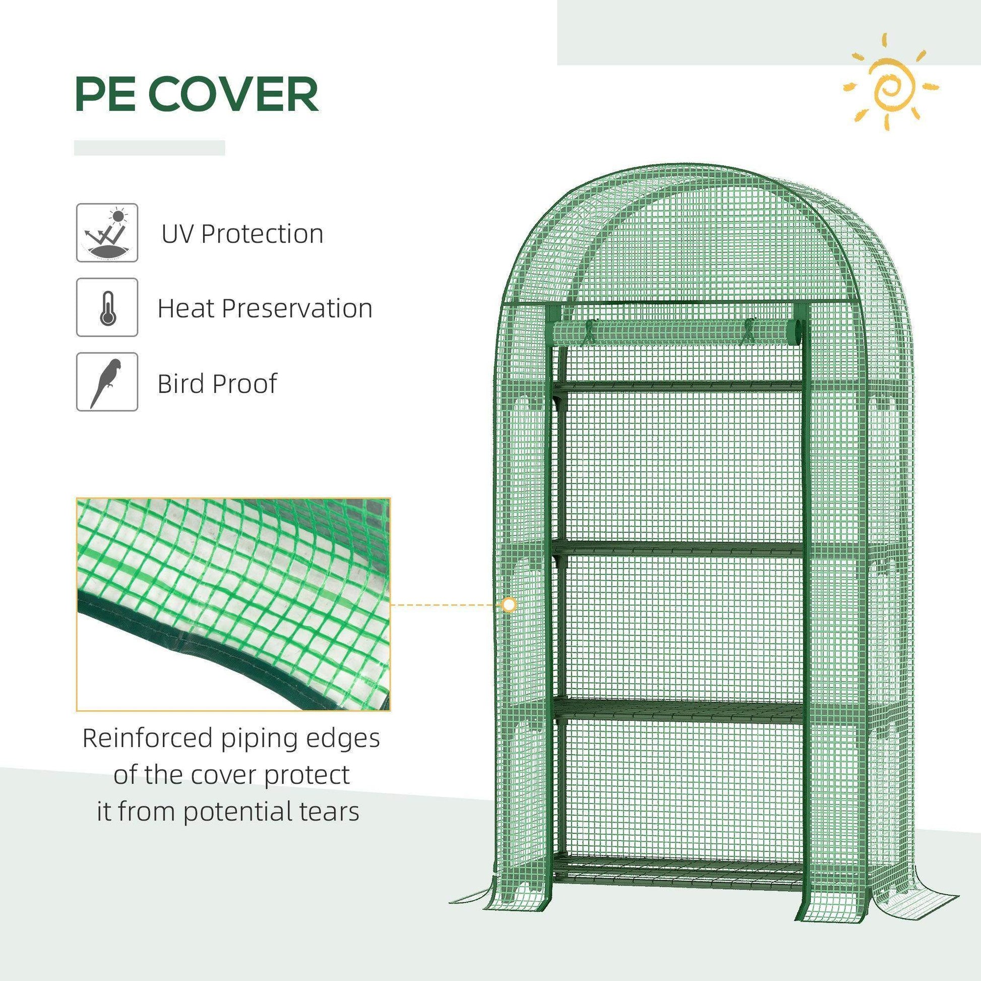 Outsunny Portable Mini Greenhouse - ALL4U RETAILER LTD