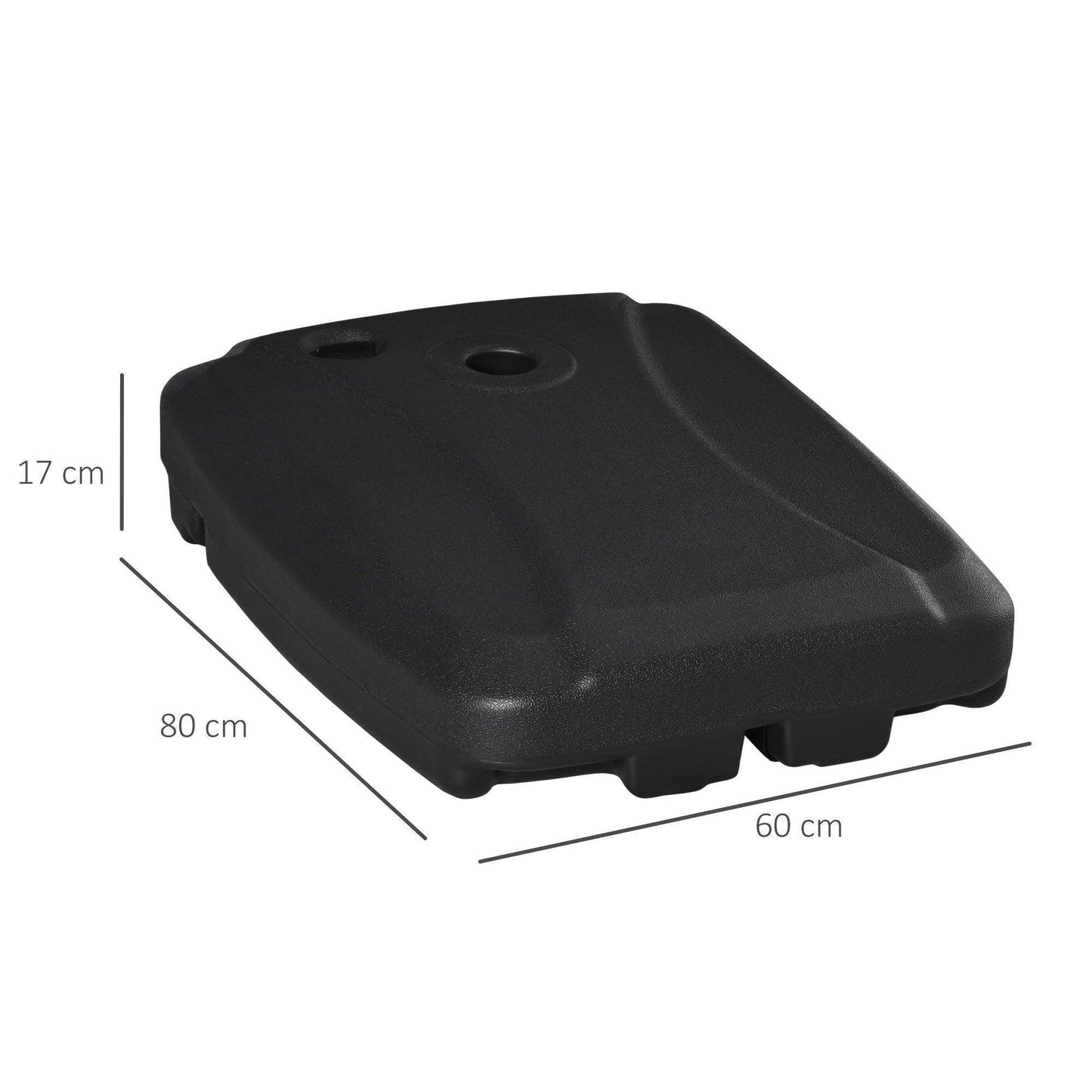 Outsunny Portable Umbrella Stand Weights - ALL4U RETAILER LTD