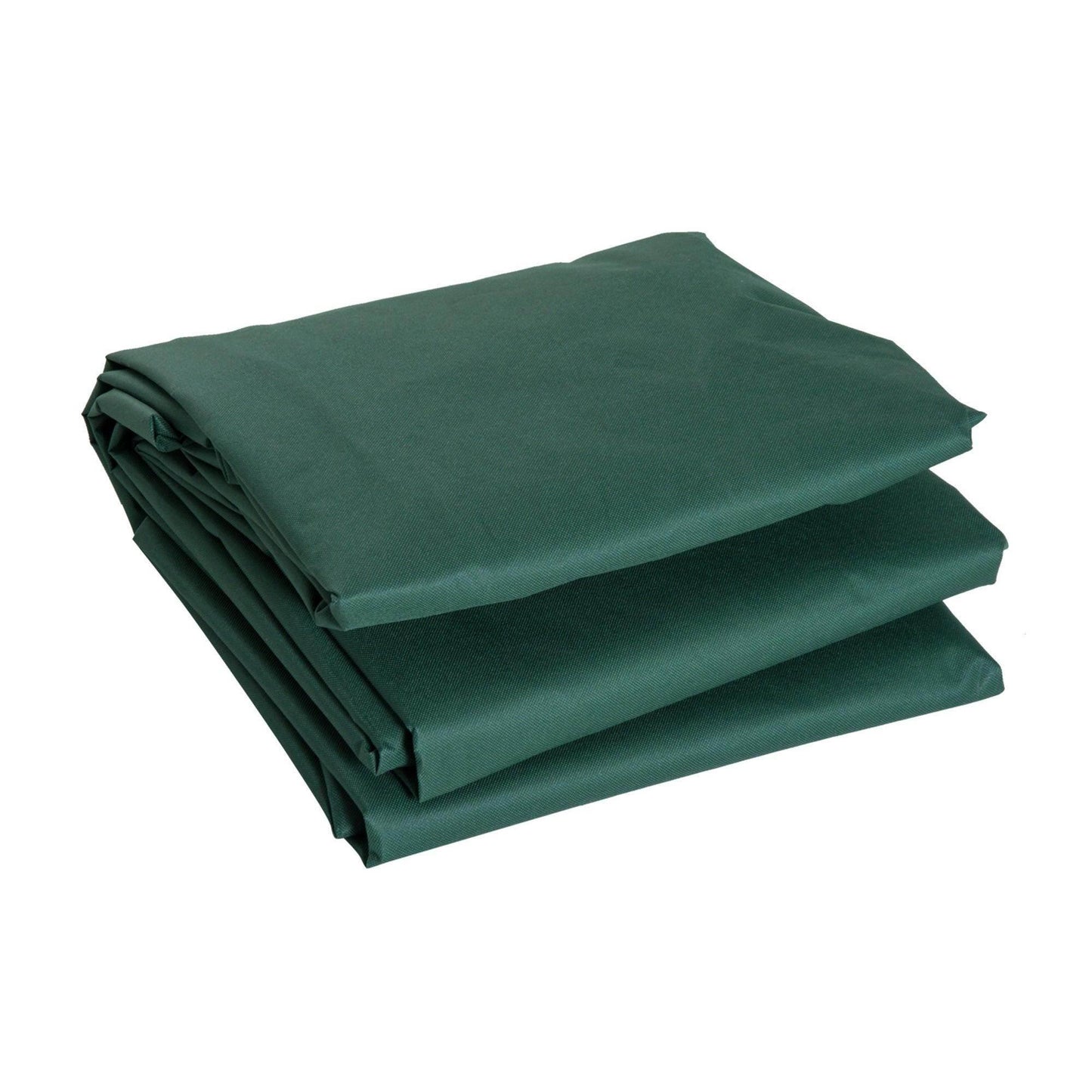 Folded green Outsunny protective garden furniture cover, 245x165x55cm, on white background