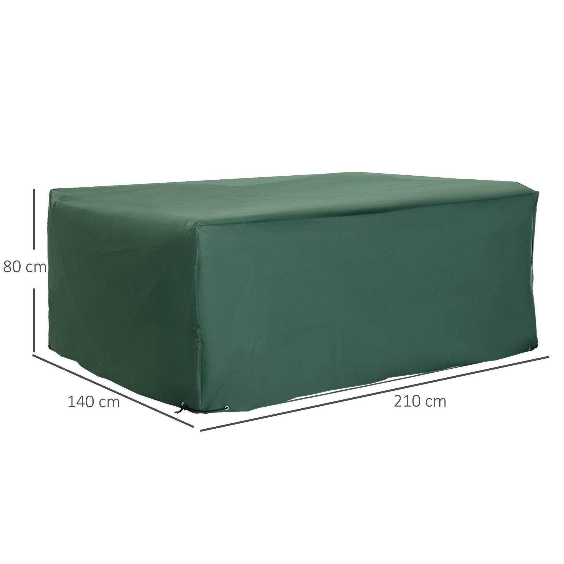 Outsunny Protective Rattan Furniture Cover - 210x140x80cm - ALL4U RETAILER LTD