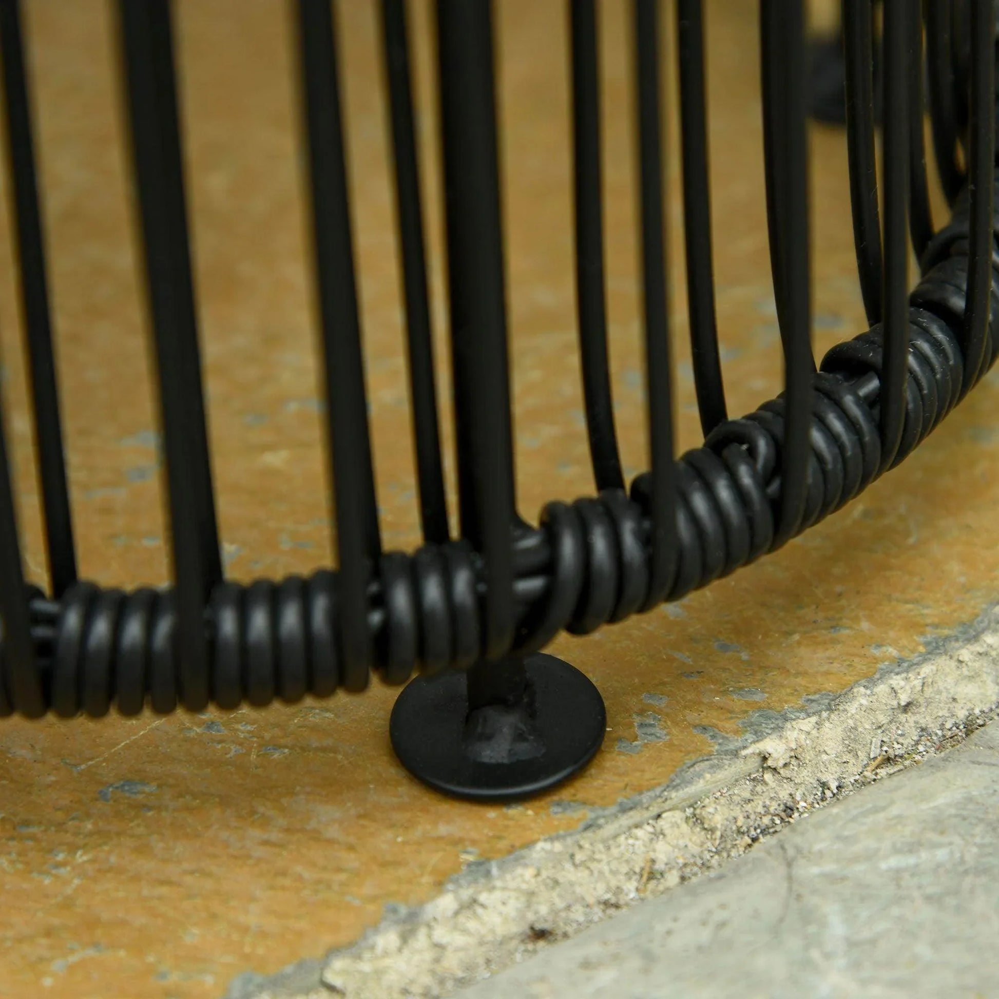 Outsunny Solar Wicker Lantern Outdoor Lights - Black - ALL4U RETAILER LTD