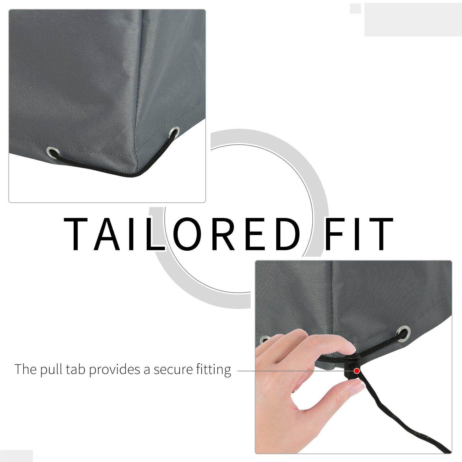 Outsunny Waterproof 200x73x35cm Lounge Cover - ALL4U RETAILER LTD