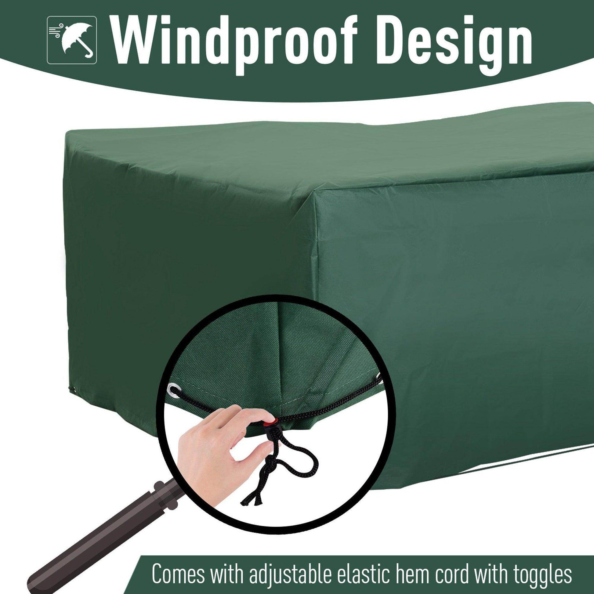 Outsunny Waterproof Garden Furniture Cover - 205 x 145 x 70cm - ALL4U RETAILER LTD
