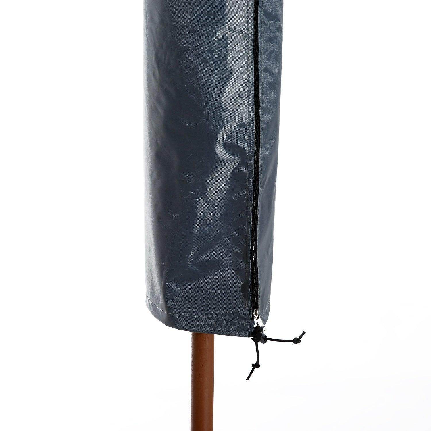 Outsunny Waterproof Garden Umbrella Cover - Grey - ALL4U RETAILER LTD