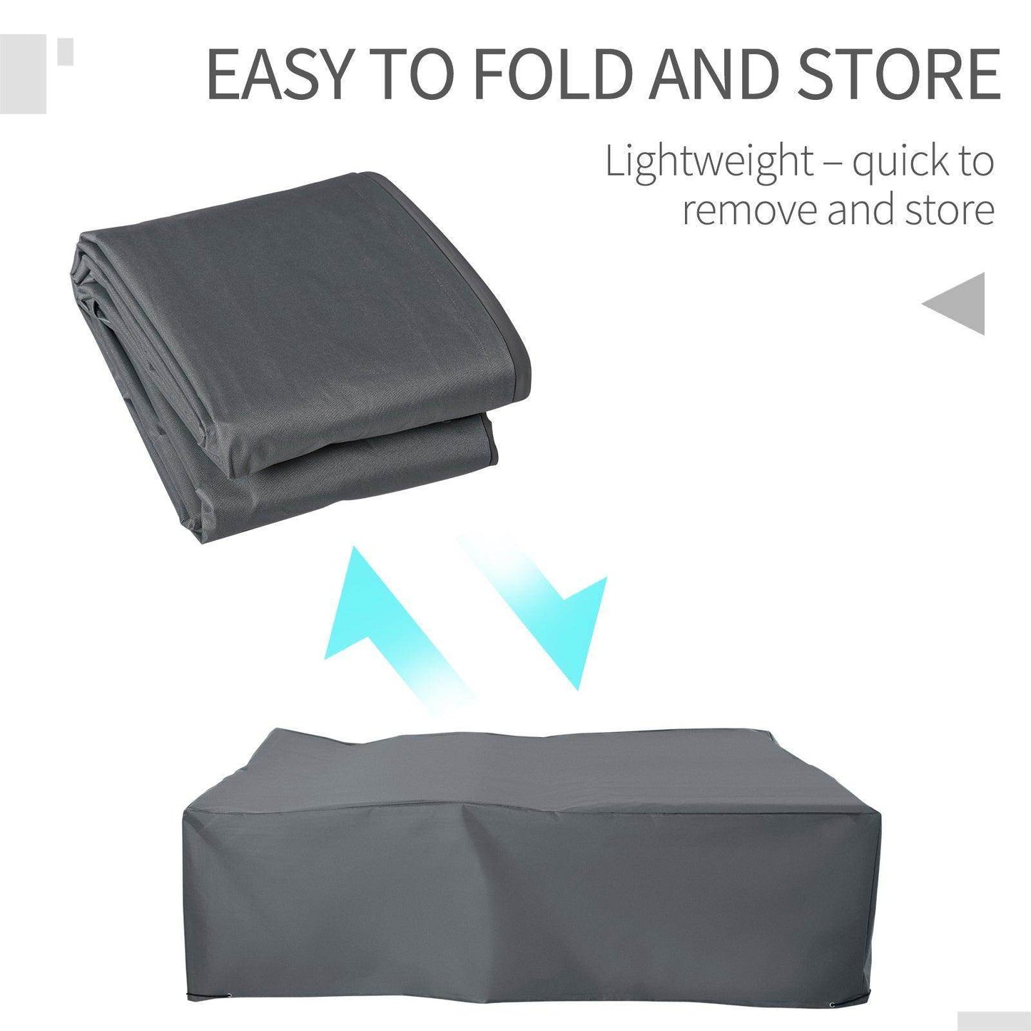 Outsunny Waterproof Outdoor Furniture Cover - ALL4U RETAILER LTD