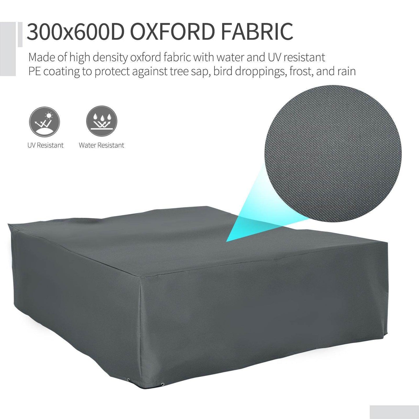 Outsunny Waterproof Outdoor Furniture Cover - ALL4U RETAILER LTD