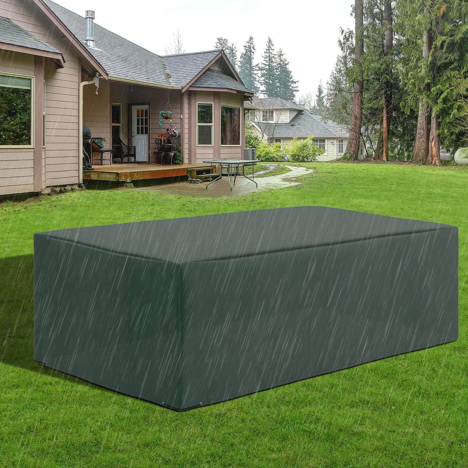 Outsunny Waterproof Patio Set Cover - Green - ALL4U RETAILER LTD