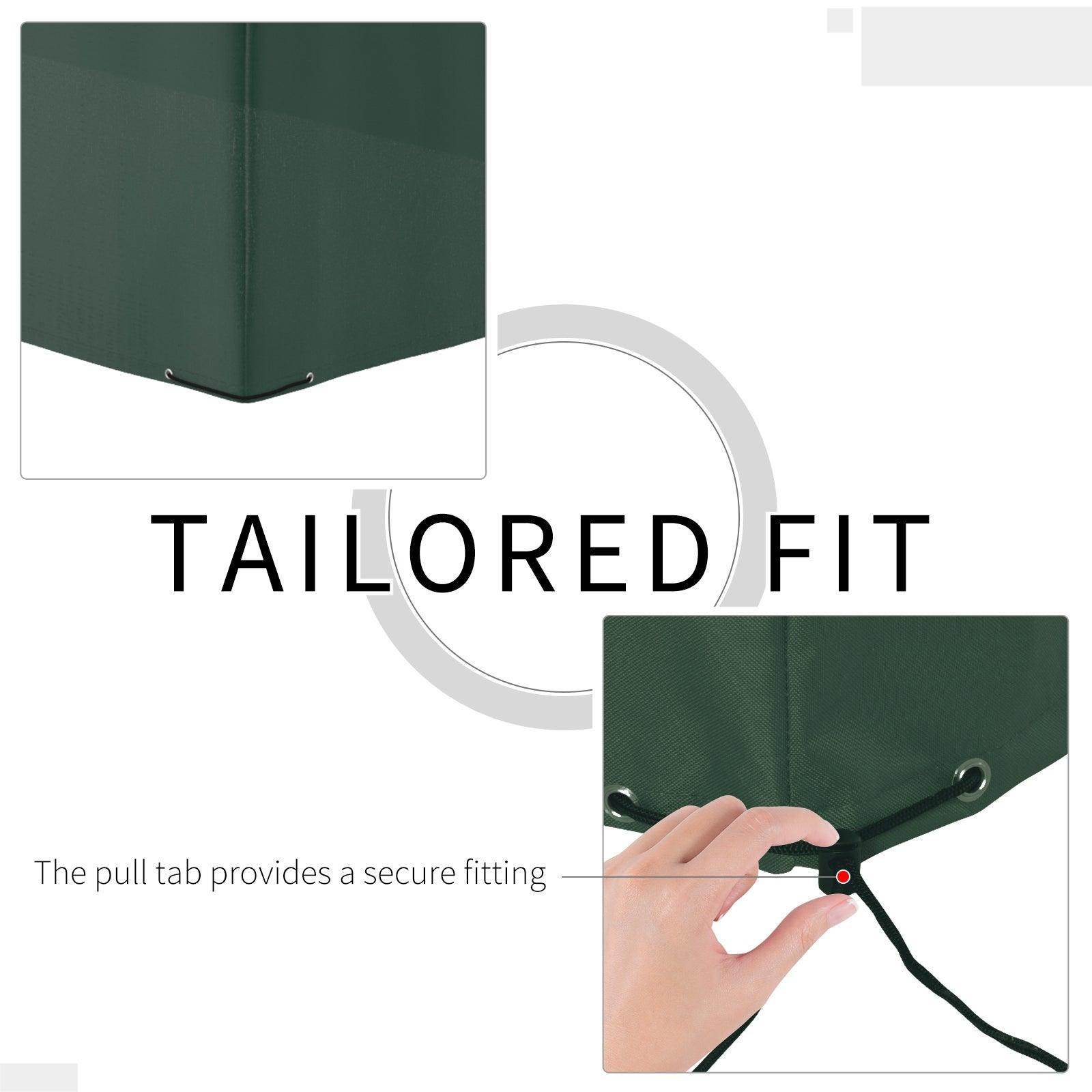 Outsunny Waterproof Patio Set Cover - Green - ALL4U RETAILER LTD