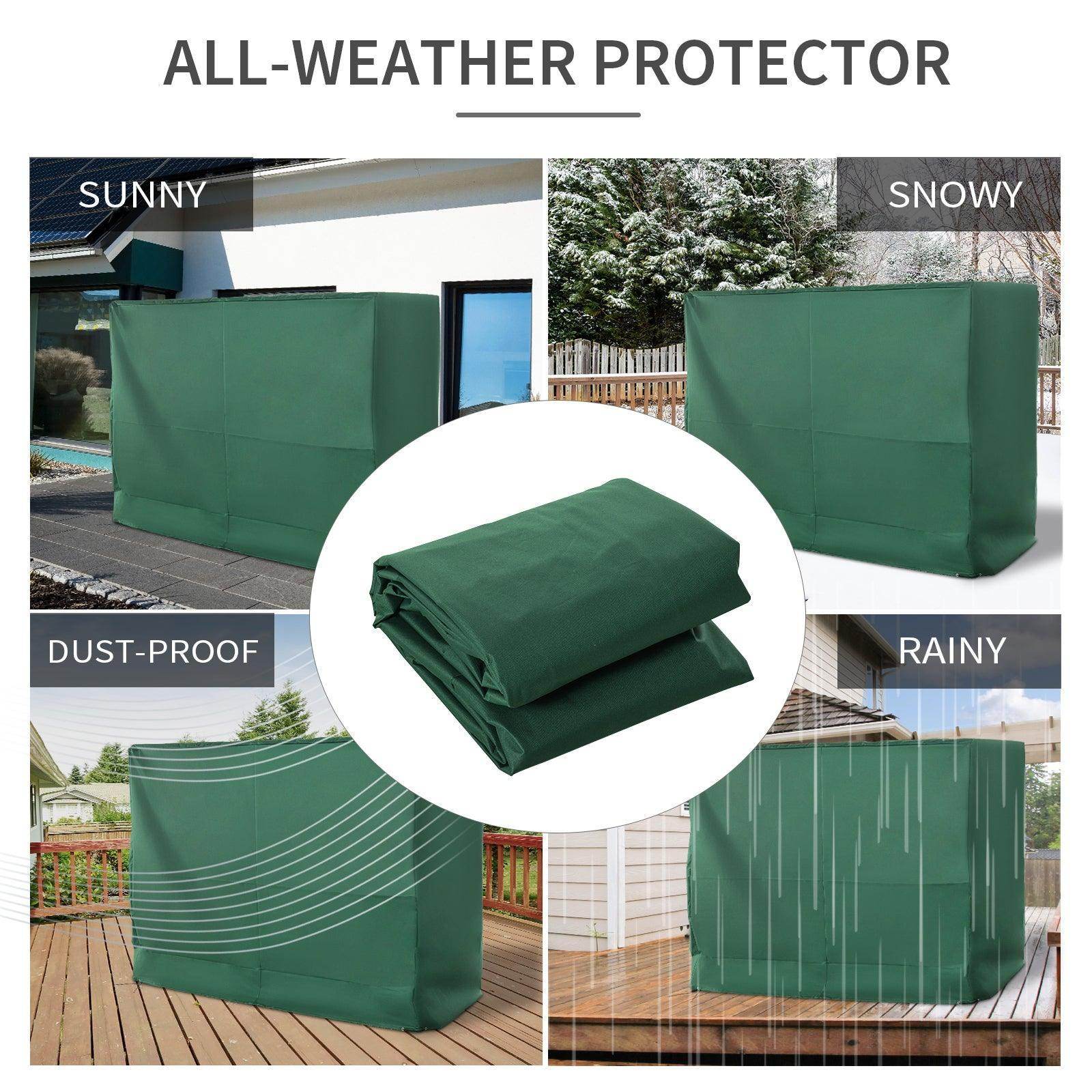 Outsunny Waterproof Swing Chair Cover - Green - ALL4U RETAILER LTD