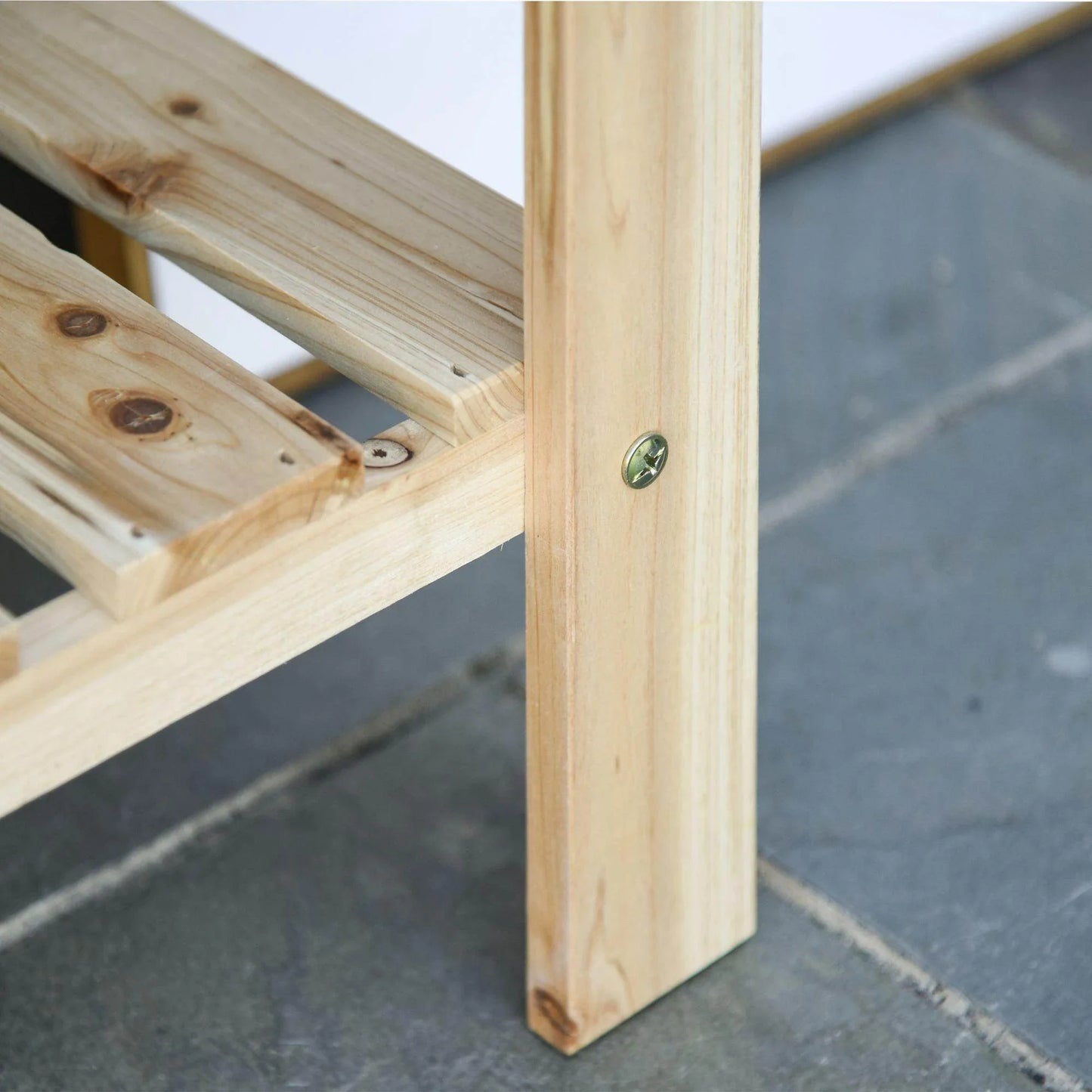 Outsunny Wooden Planter Stand for Outdoor Gardening - Tall - ALL4U RETAILER LTD