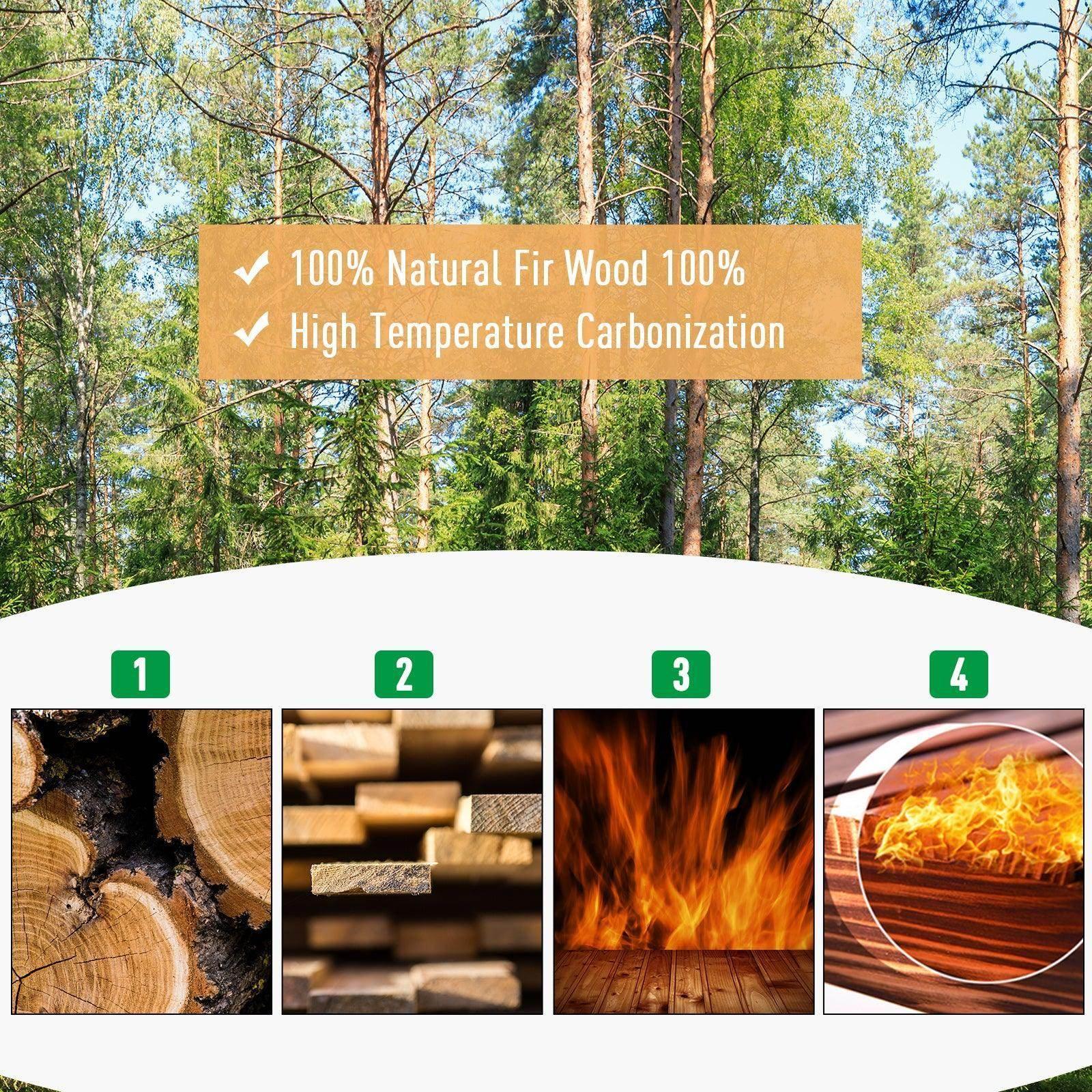 Outsunny Wooden Raised Planter Bed - Outdoor Garden Container - ALL4U RETAILER LTD