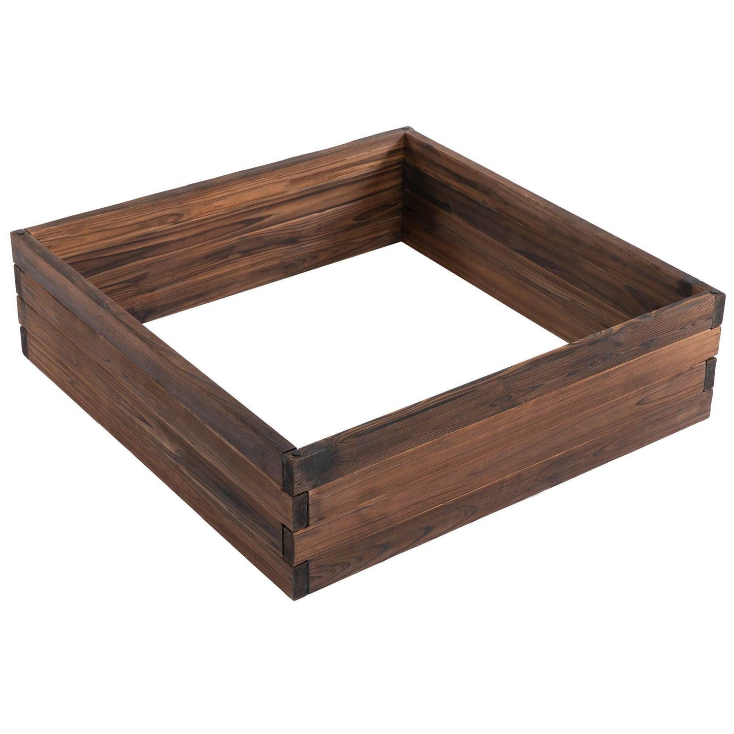 Outsunny Wooden Raised Planter Bed - Outdoor Garden Container - ALL4U RETAILER LTD