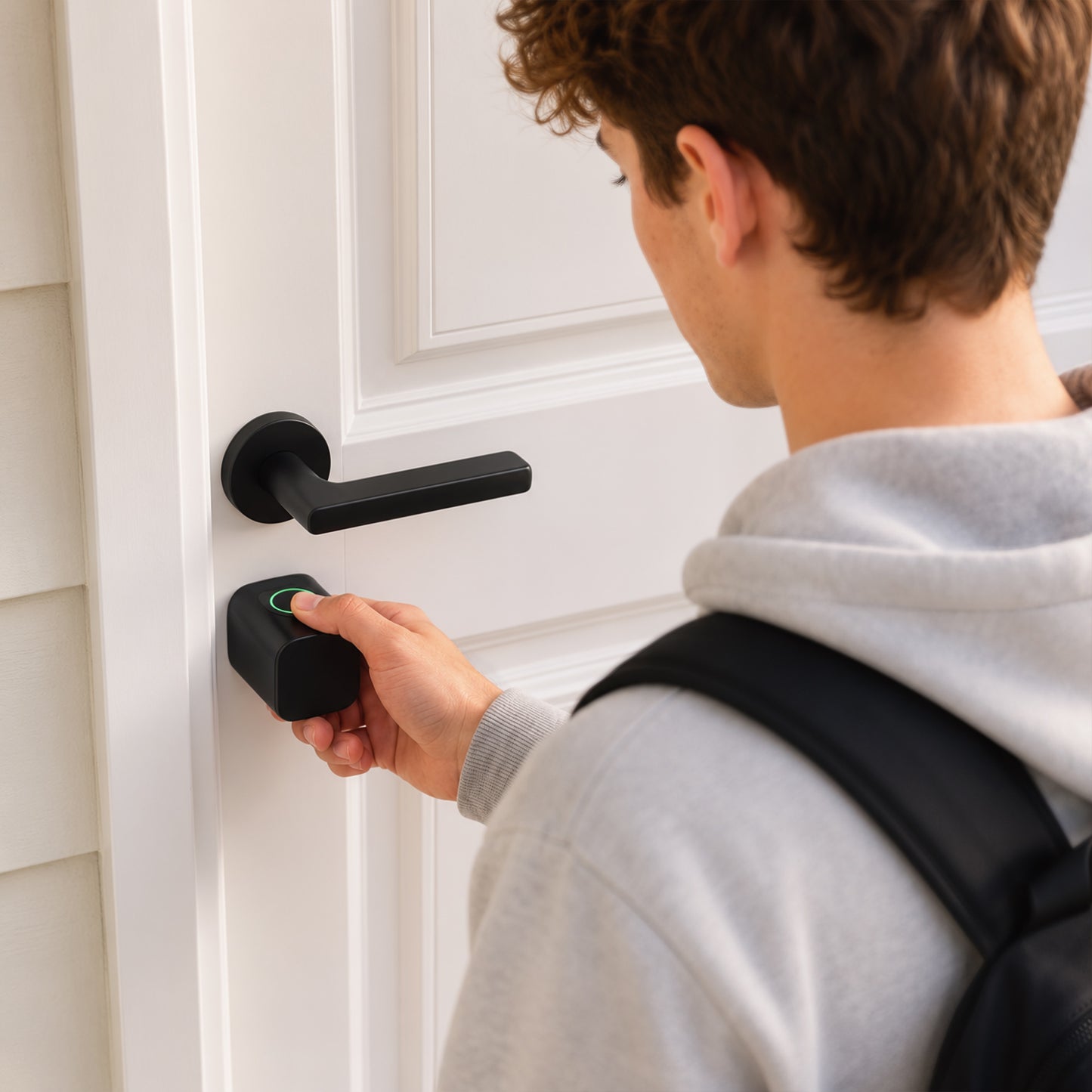 Homcom Smart Door Cylinder Fingerprint Passcode NFC Bluetooth