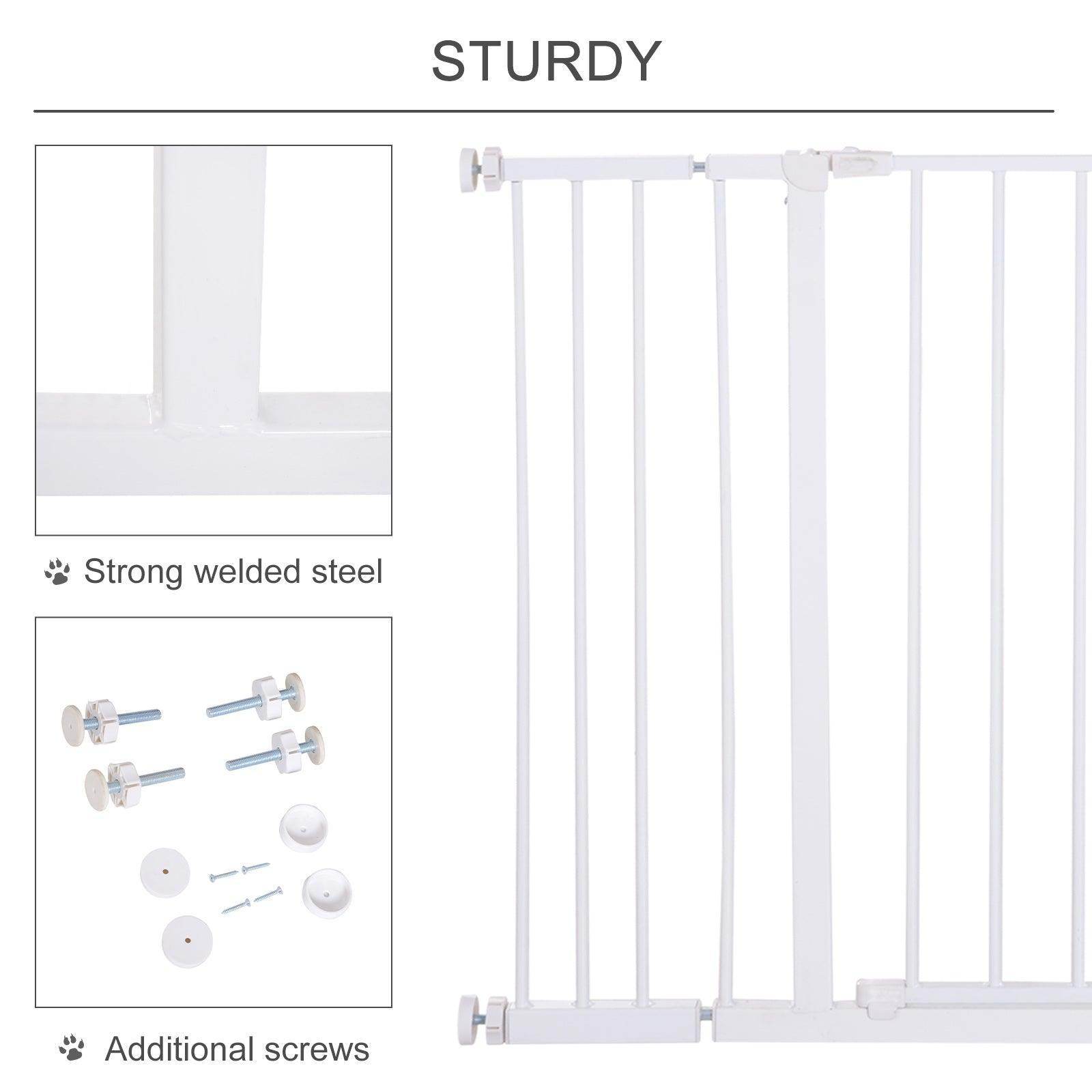 PawHut Pet Safety Gate - Adjustable - ALL4U RETAILER LTD