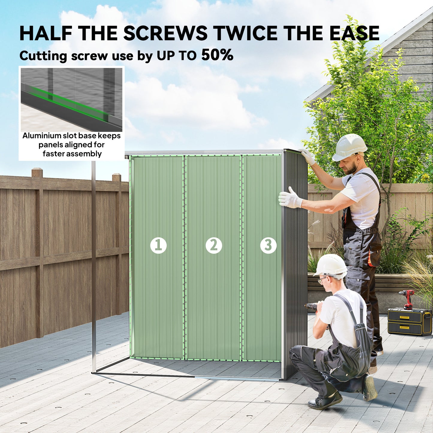 Outsunny 5 X 3.5 Ft Metal Garden Storage Shed With Effortless Assembly And Waterproof Outdoor Use Light Grey