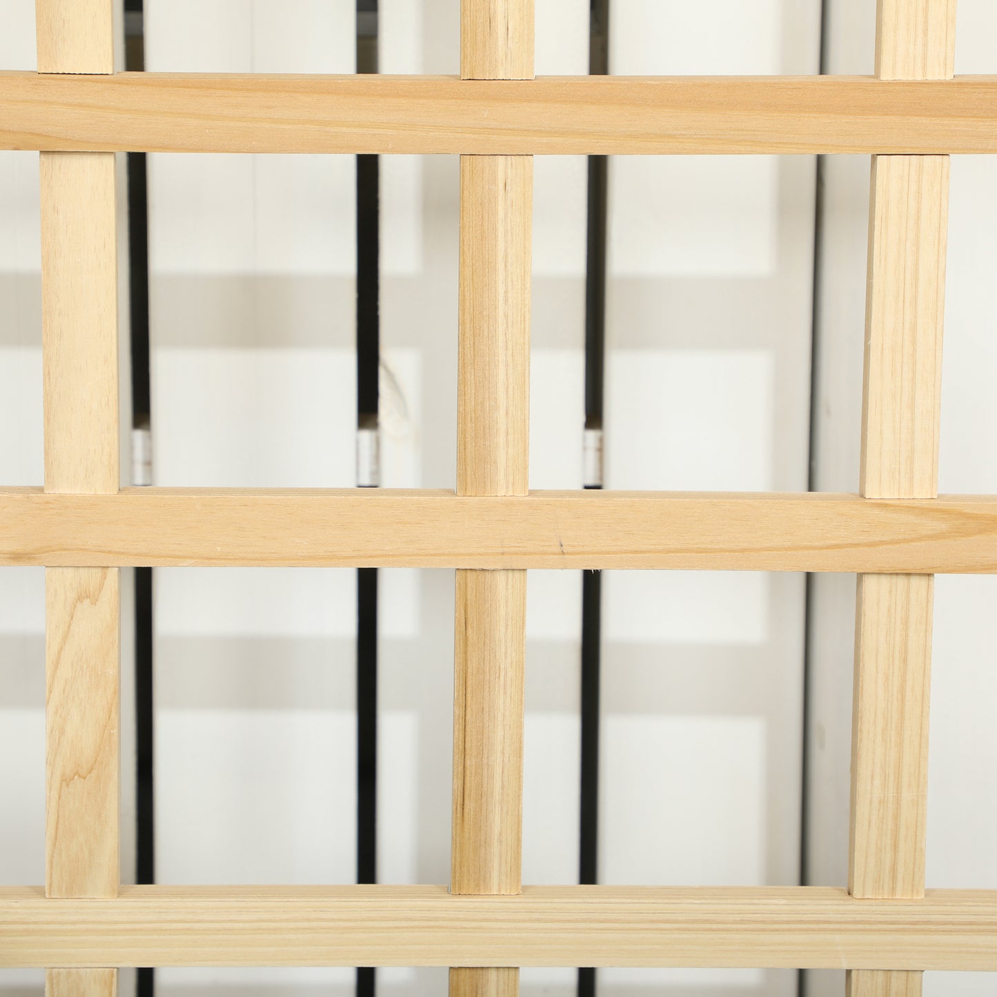 Outsunny Garden Planters With Back Trellis For Vine Climbing Distressed Wooden Raised Beds 90x43x150 cm Natural Tone