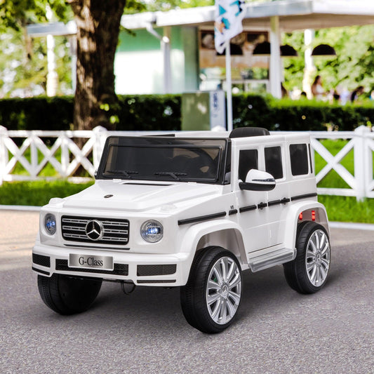 HOMCOM 12V Battery-powered Kids Electric Ride On Car Mercedes Benz G500 - ALL4U RETAILER LTD