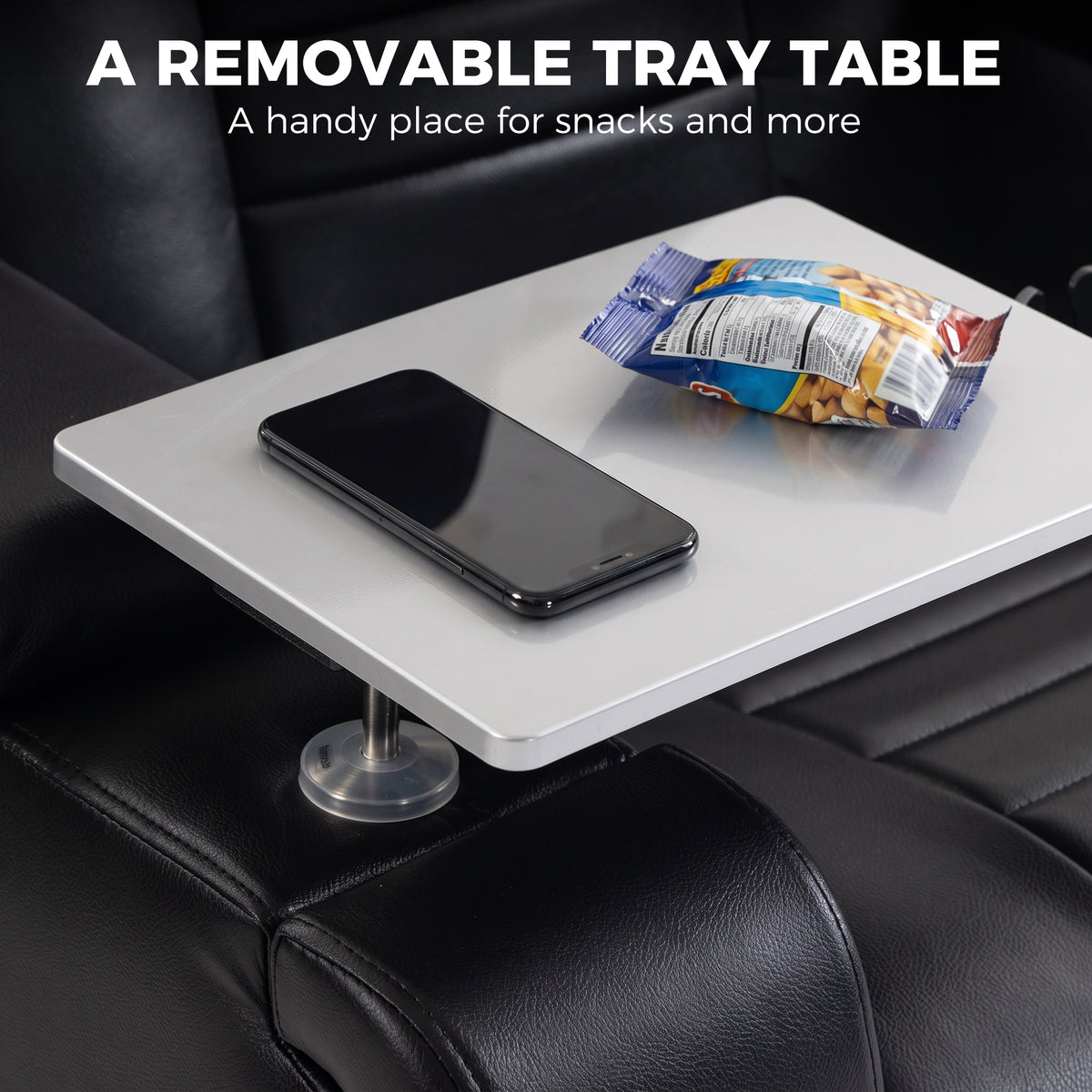 Homcom Electric Recliner Chair With Usb Tray And Led Lights