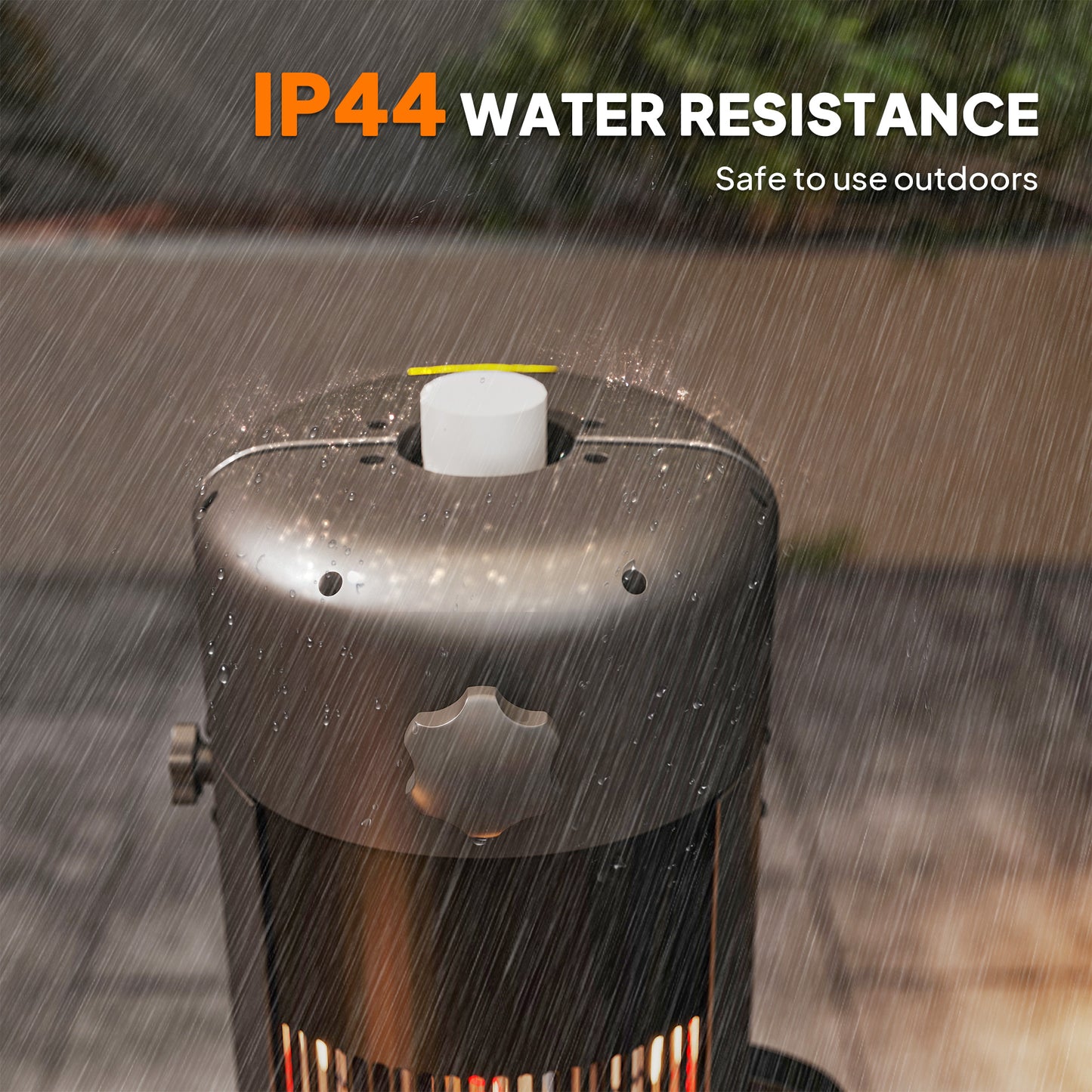 Outsunny Patio Parasol Heater Umbrella Mounted Electric Heater For 25-70 Mm Poles Adjustable Overhead Warmth