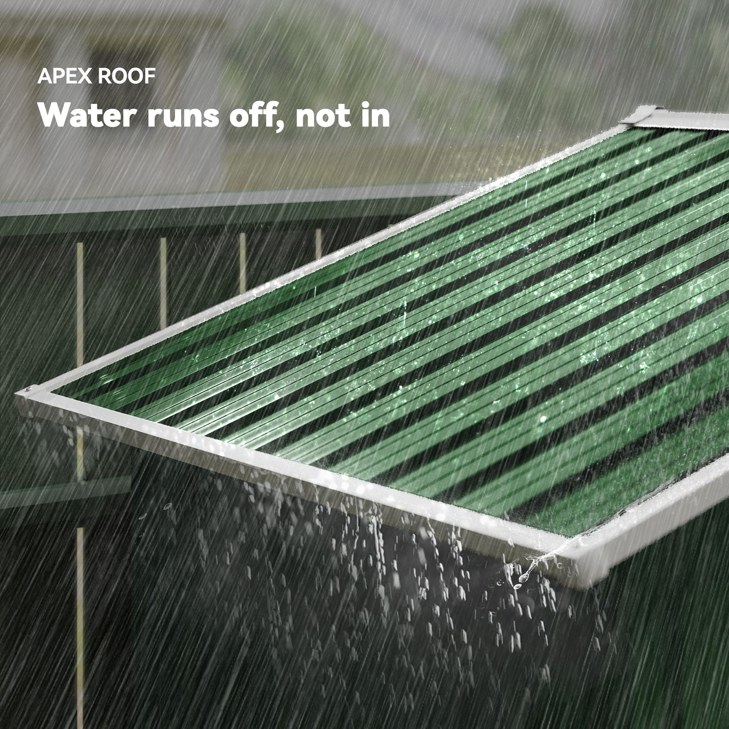 Outsunny 6.5 x 3.5 Ft Metal Garden Storage Shed Green With Galvanized Steel Construction And Double Sliding Doors