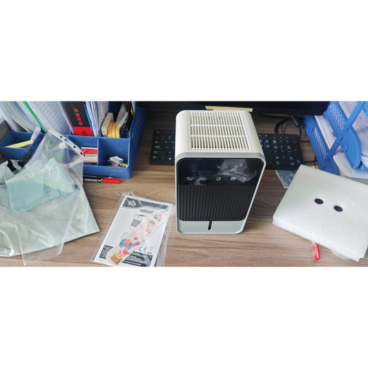 HOMCOM 400mL Daily Small Dehumidifier With RGB Lights, Timer And LED Display