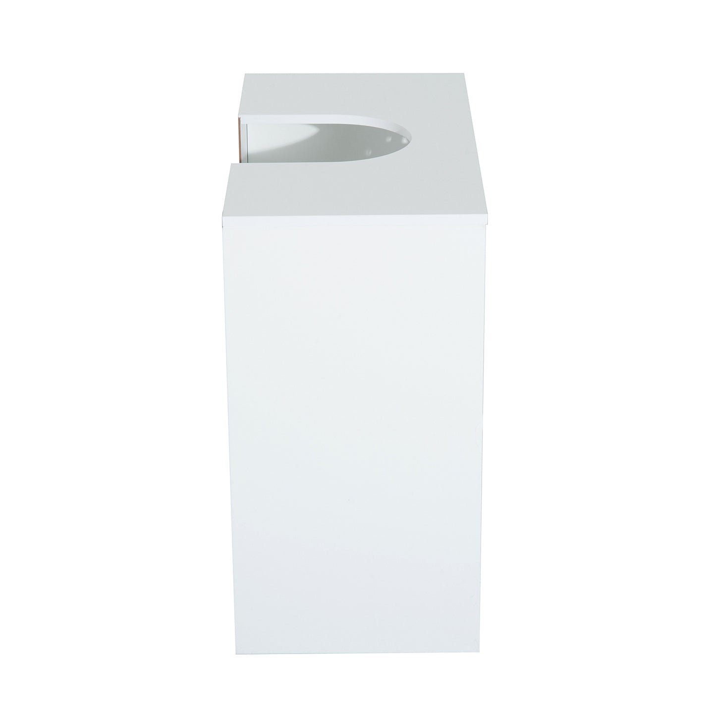 HOMCOM Stylish White Under Sink Bathroom Cabinet with Double Doors and Storage Shelves - ALL4U RETAILER LTD