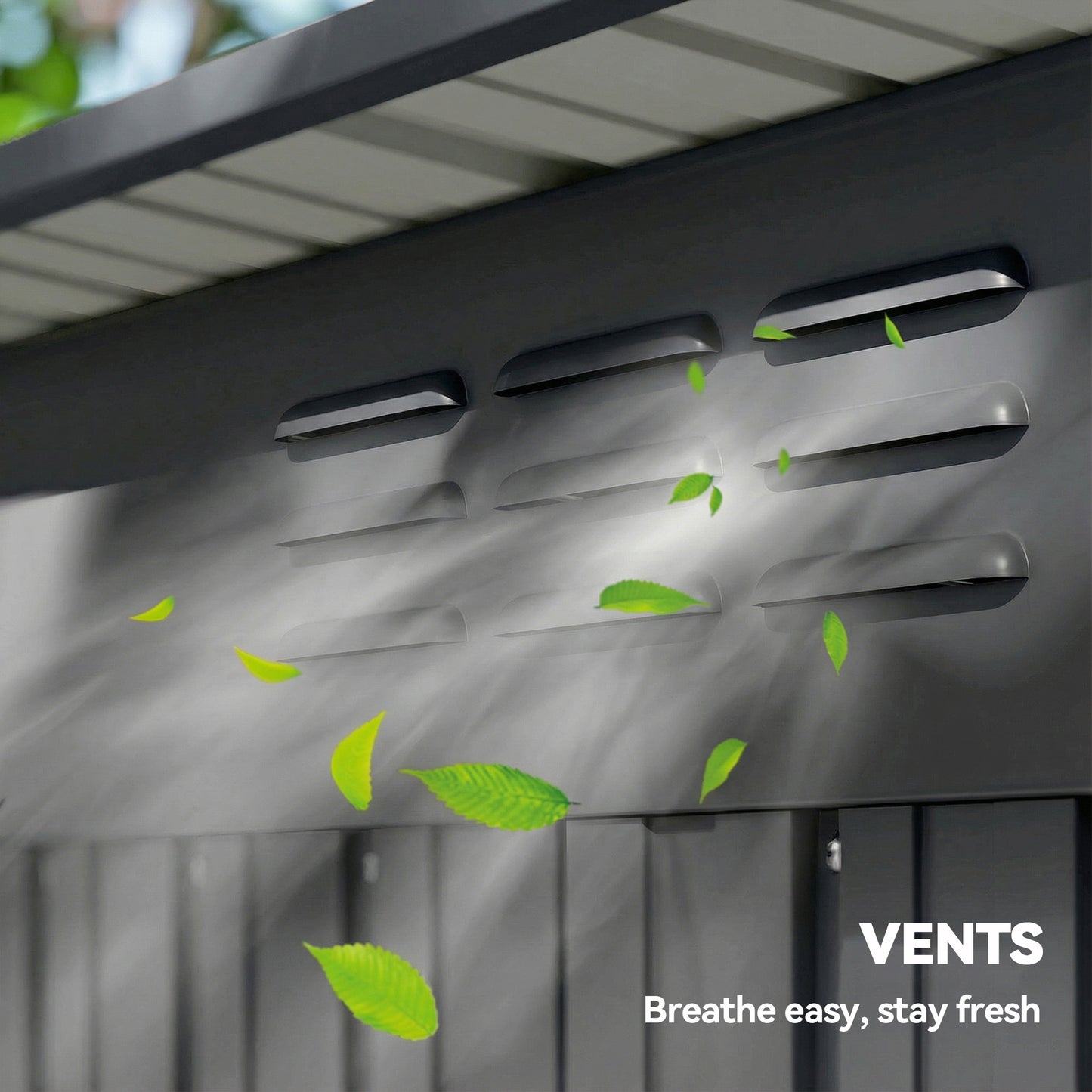 Outsunny 5 X 3.5 Ft Metal Garden Storage Shed With Effortless Assembly And Waterproof Outdoor Use Light Grey