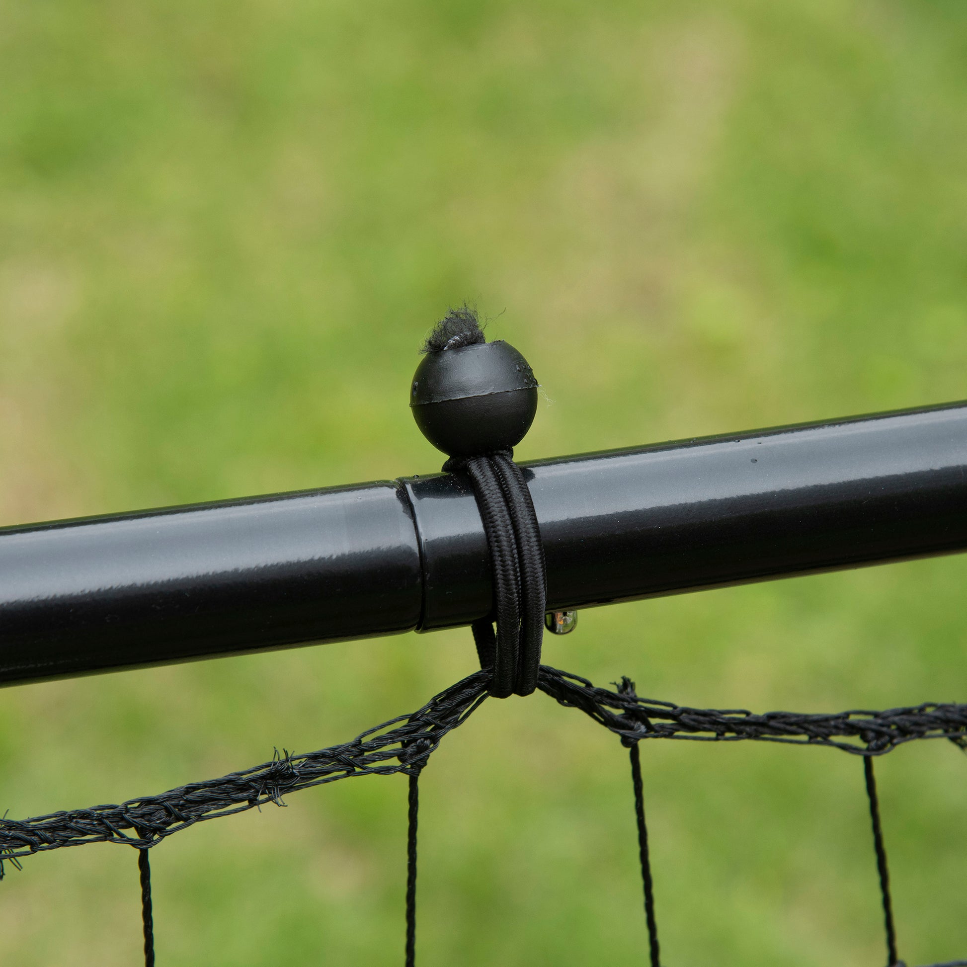 HOMCOM Adjustable Rebound Net for Solo Sports Training - Black - ALL4U RETAILER LTD