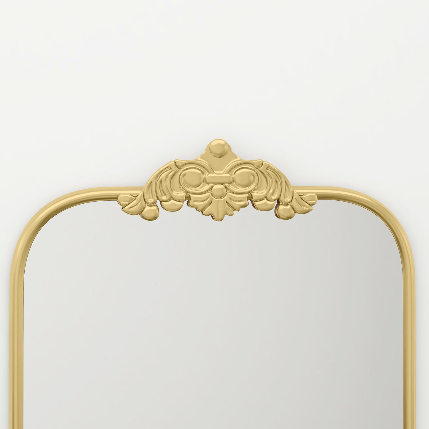 HOMCOM Wall Mirror Baroque Decorative Mirror With Metal Gold Tone Frame 60 By 87 Cm For Bedroom And Living Room
