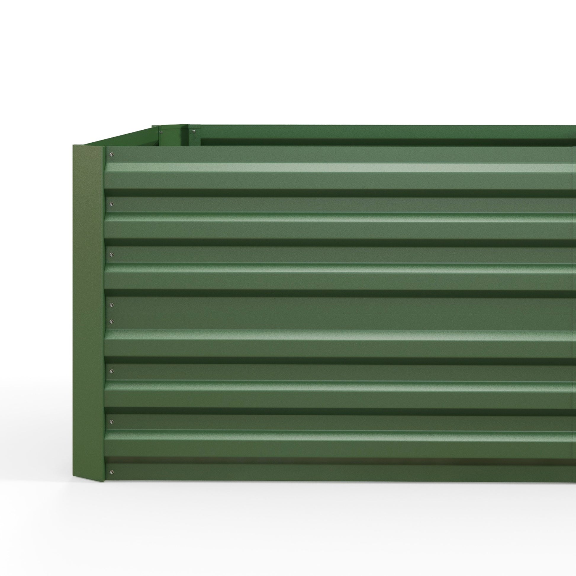 Outsunny Set of 2 Galvanised Steel Raised Garden Beds for Vegetables and Flowers - Outdoor Planters - ALL4U RETAILER LTD