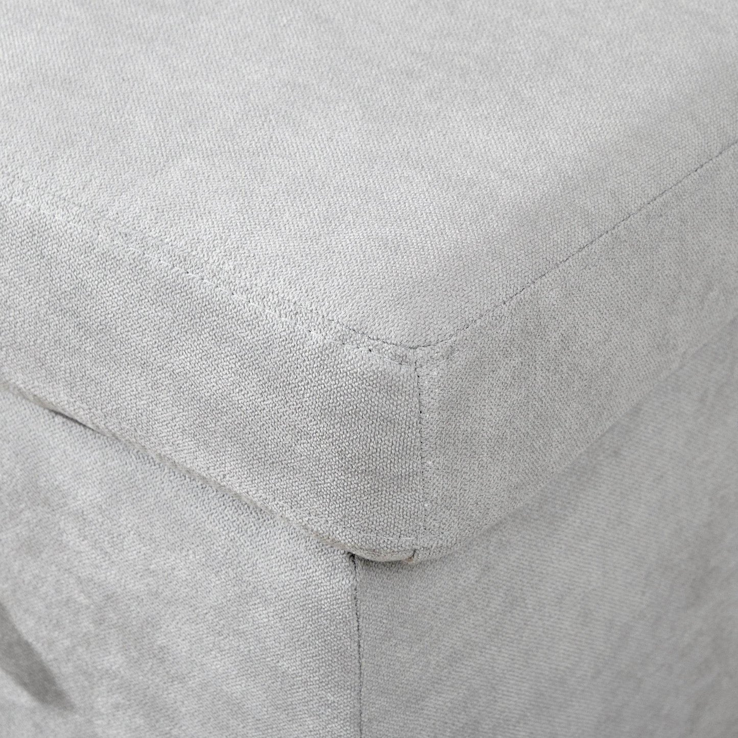 Light Grey HOMCOM L-Shaped Sofa Bed with Storage Solution - ALL4U RETAILER LTD