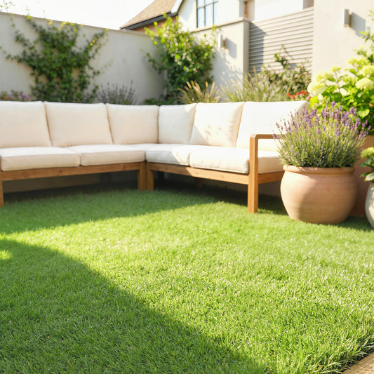 Outsunny Pet Turf Artificial Grass 1m X 4m Low Maintenance Realistic Lawn With Drain Holes For Garden Green