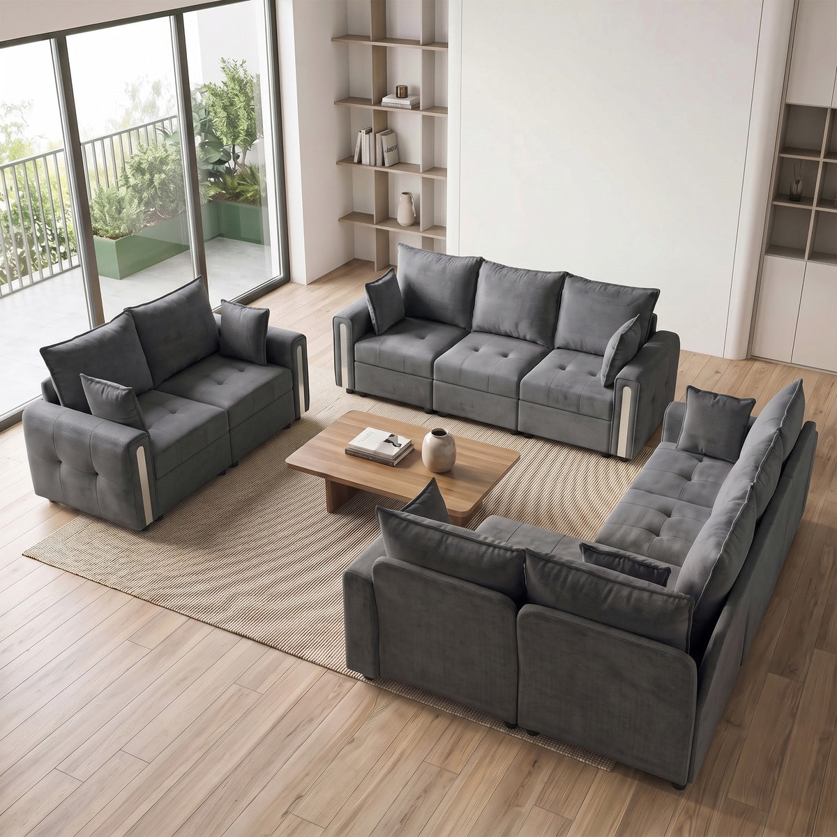 HOMCOM 2 Seater Velvet Loveseat Sofa With Lift Up Storage, Dark Grey