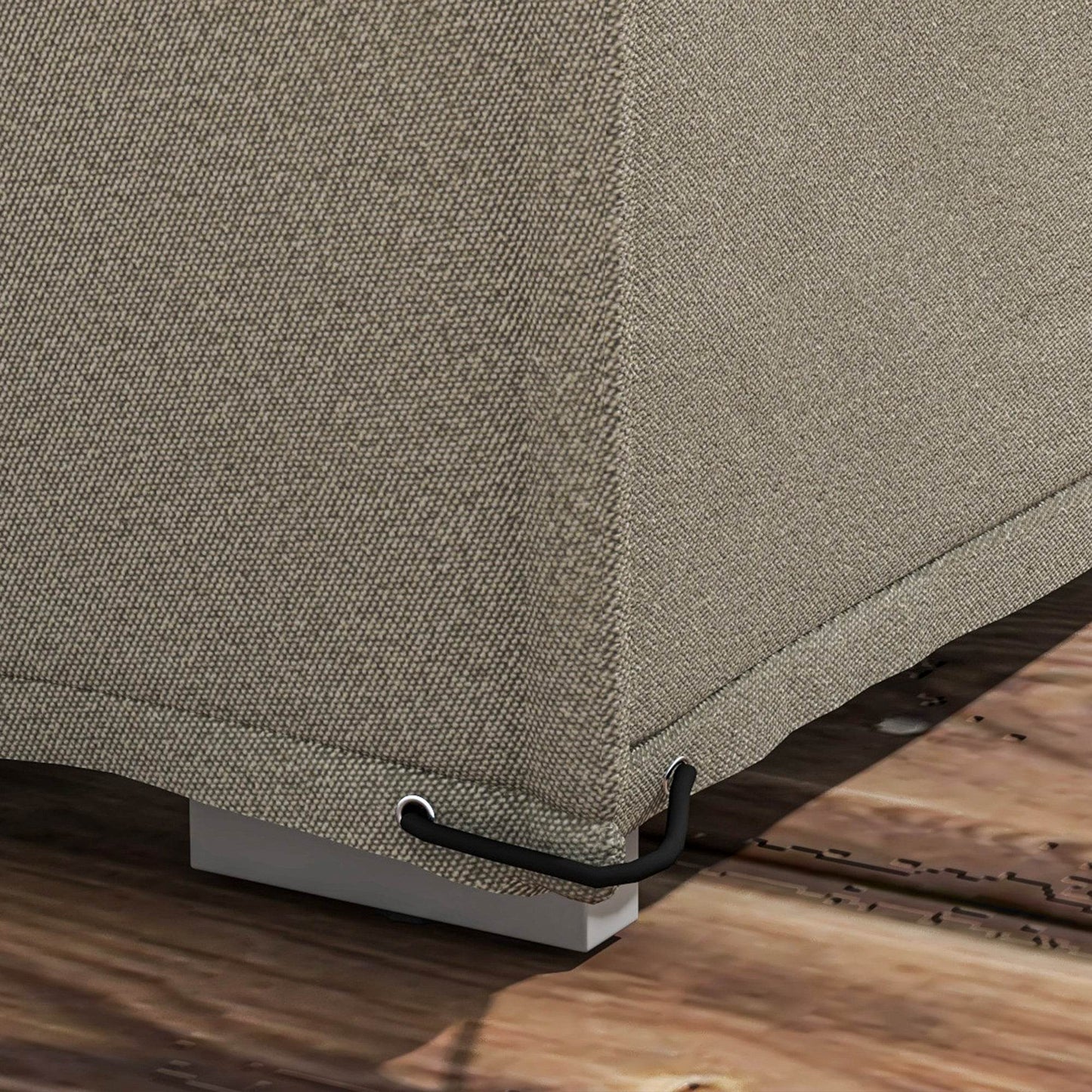 Outsunny Oversized Rectangular Outdoor Furniture Cover: Waterproof Protection for Patio Table & Chairs, Grey - 222 x 155 x 67 cm - ALL4U RETAILER LTD