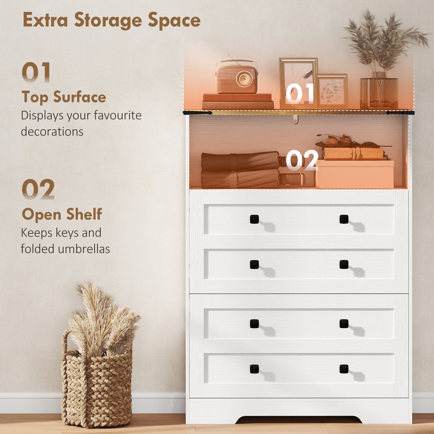 HOMCOM Narrow White Hallway Shoe Cabinet With Two Flip Drawers Holds 12 To 16 Pairs Adjustable Shelves