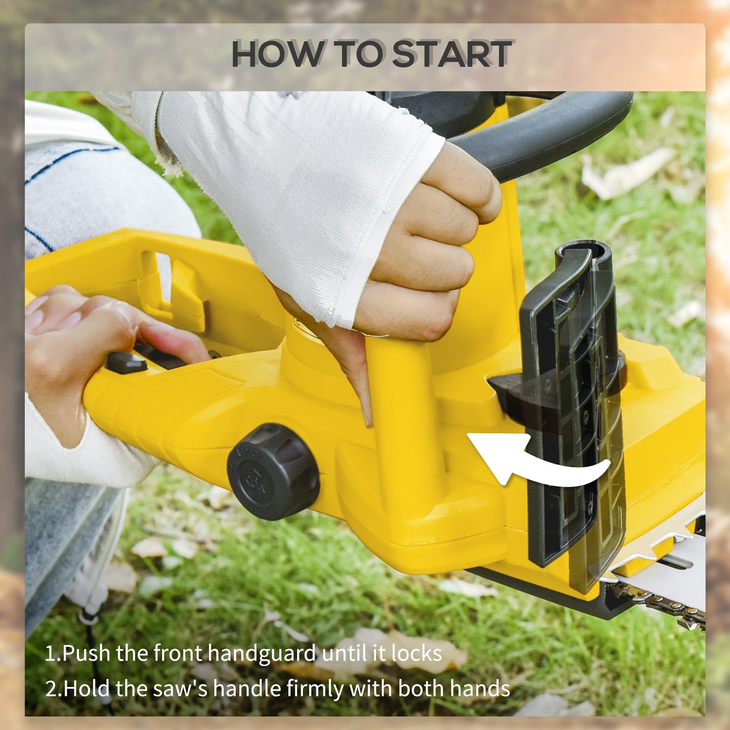 DURHAND 2000W Electric Chainsaw 16 Inch Aluminum Blade Corded Portable For Garden Pruning With Auto Chain Lubrication And Double Chain Brake