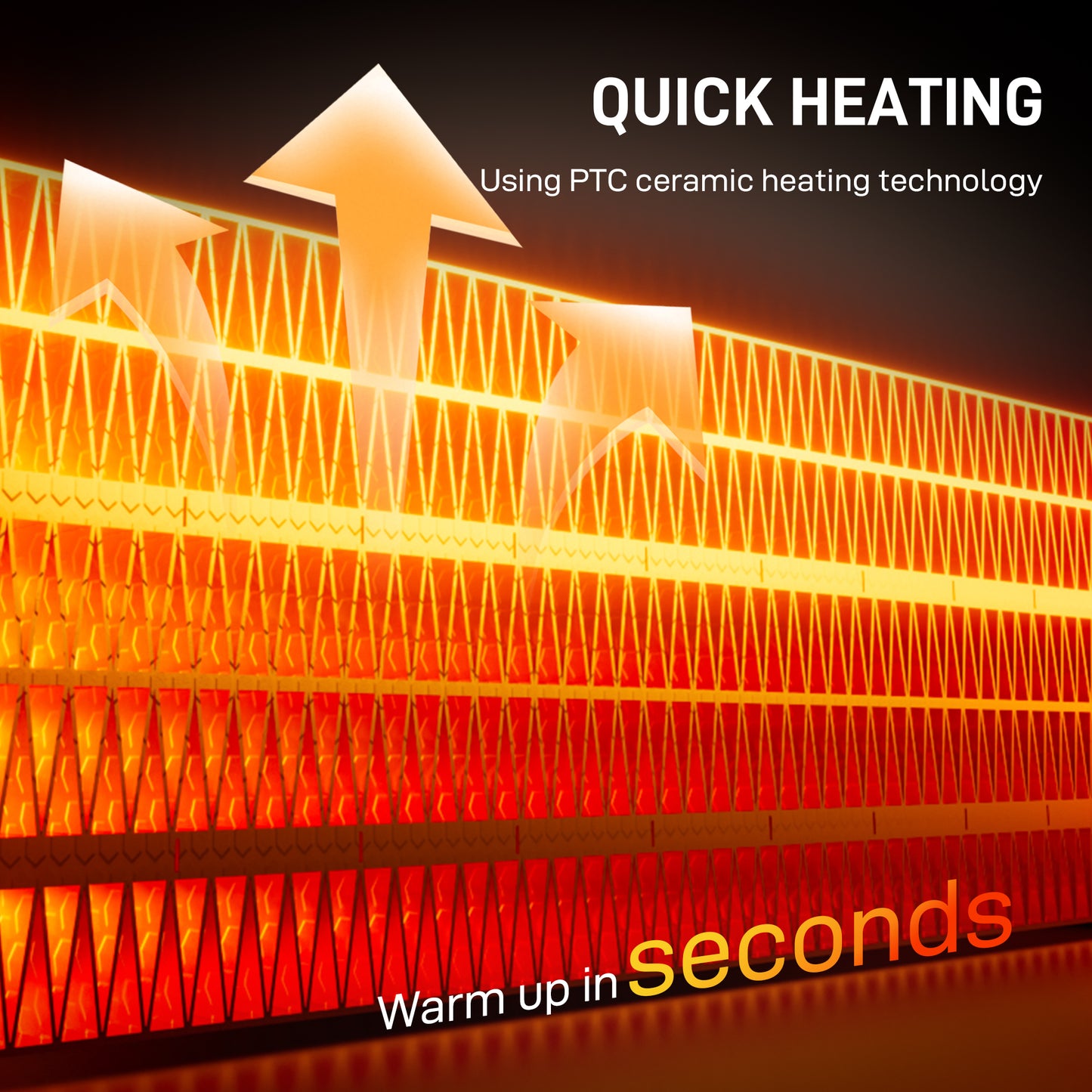 HOMCOM Ceramic Electric Heater 1500W With 3 Modes 24H Timer Flame Effect Oscillation For Bedroom White