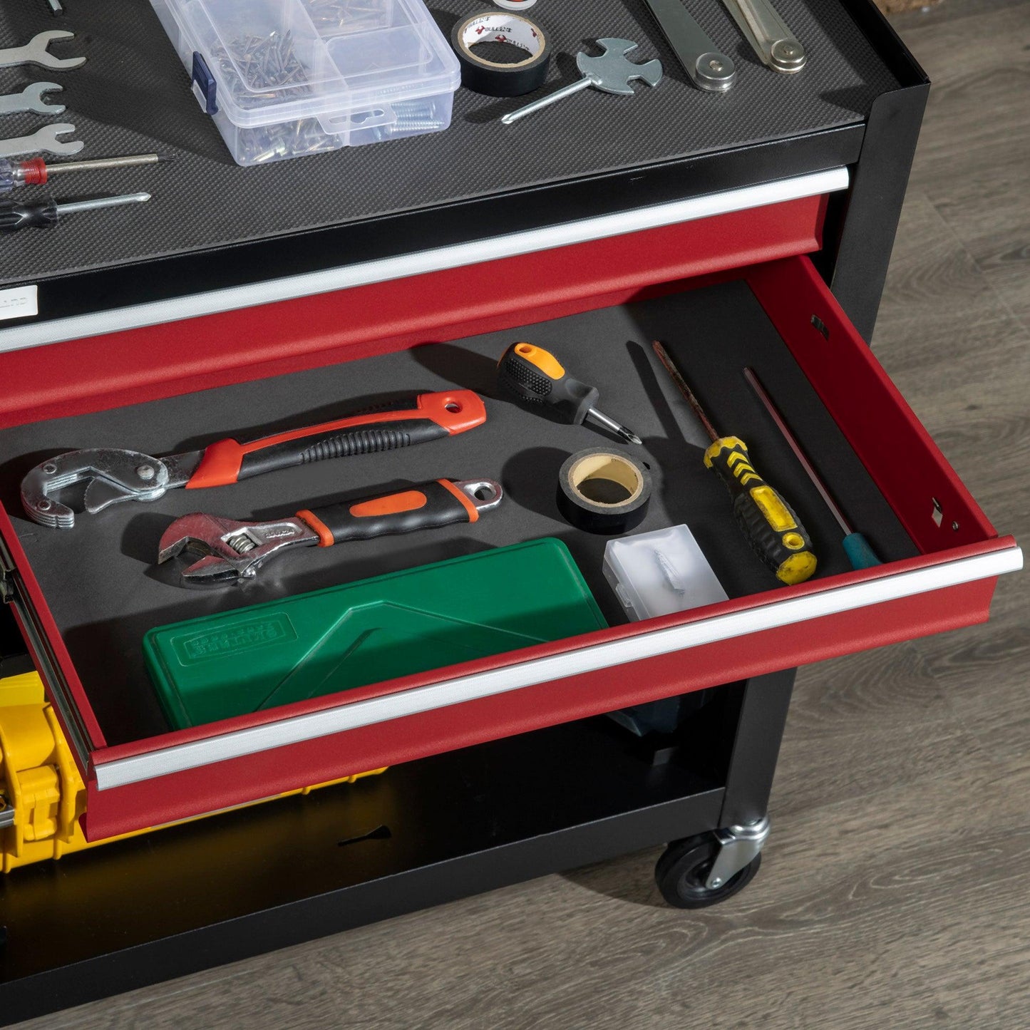 DURHAND 2-Drawer Tool Chest on Wheels - ALL4U RETAILER LTD