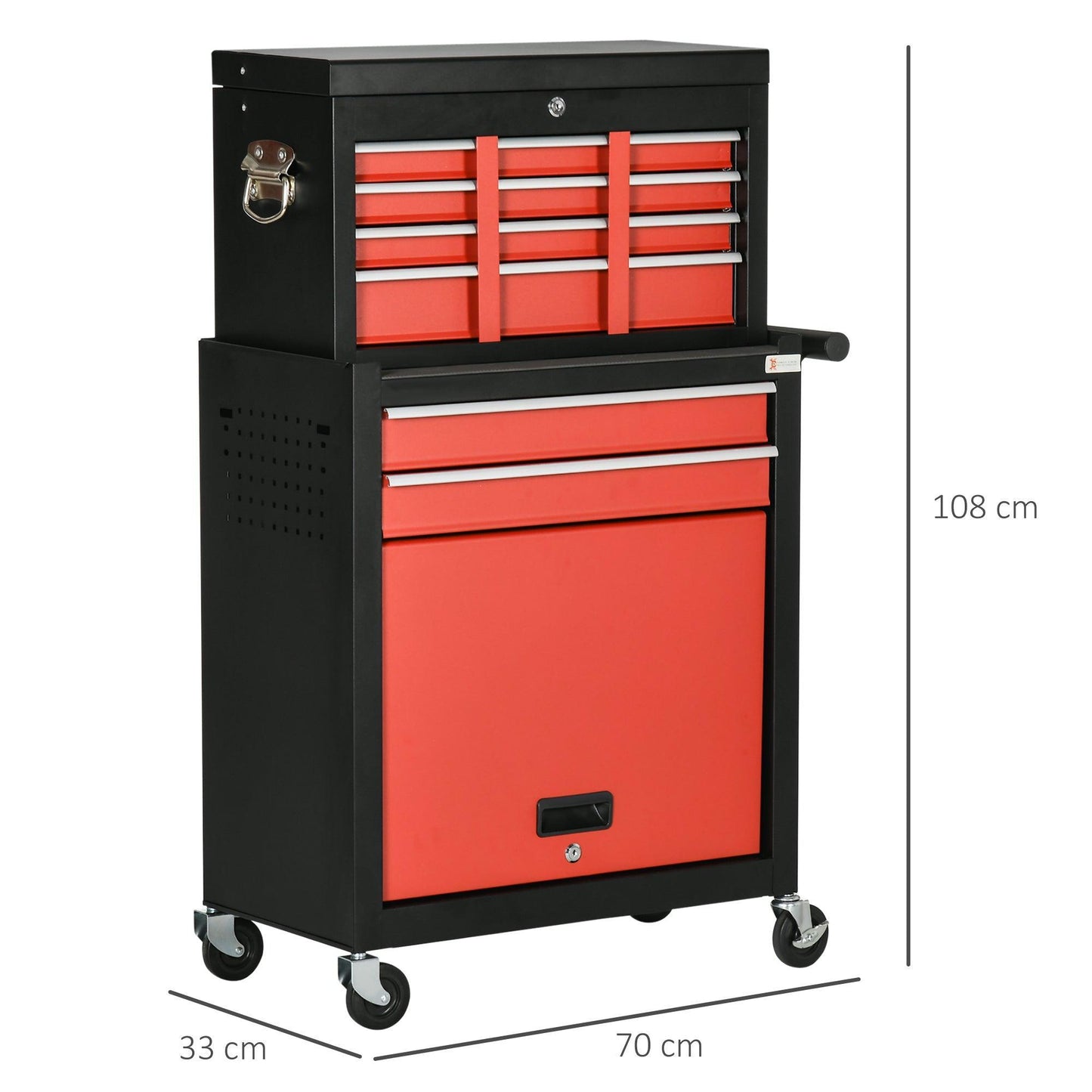 DURHAND 6-Drawer Tool Cabinet Cart - ALL4U RETAILER LTD