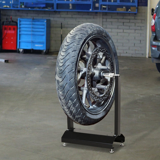 DURHAND Motorcycle Wheel Stand: Portable & Adjustable - ALL4U RETAILER LTD