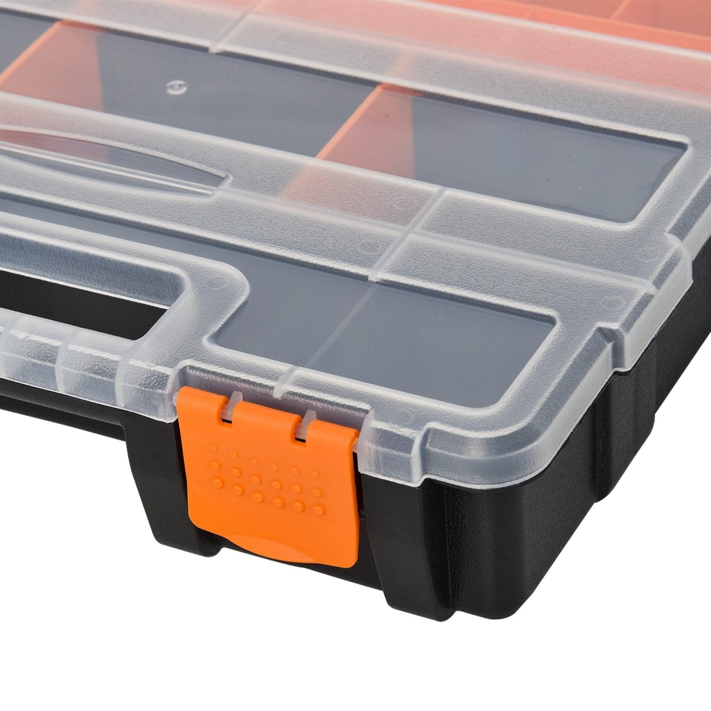 DURHAND 4-Pack Tool & Hardware Storage Box Set: Black/Orange - ALL4U RETAILER LTD