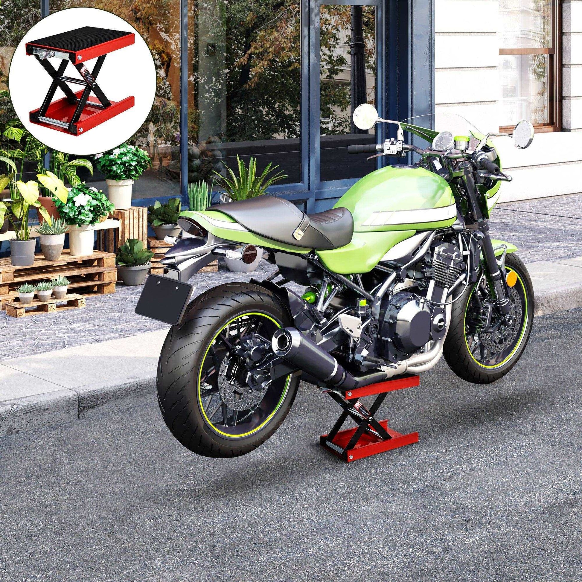 DURHAND Steel Motorcycle Lift Platform - ALL4U RETAILER LTD