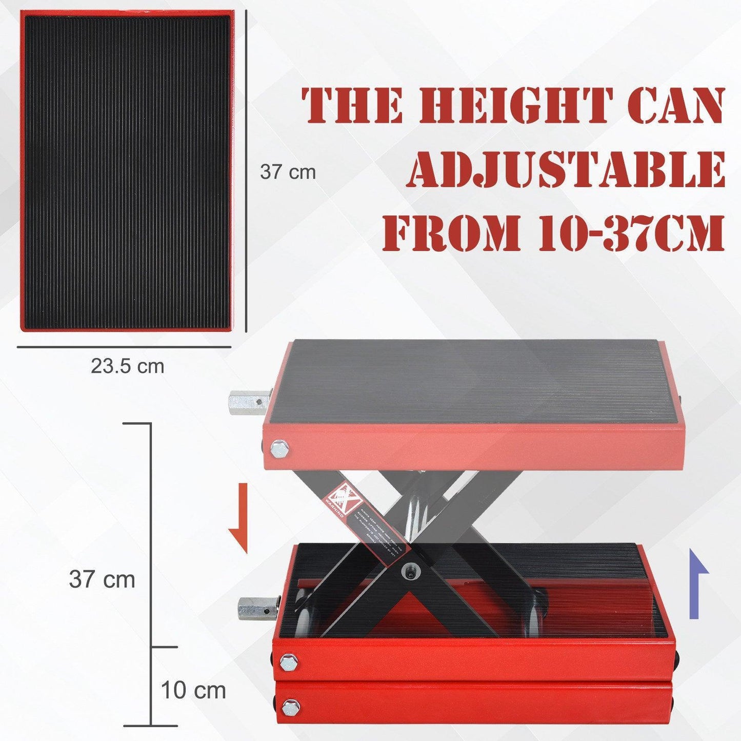 DURHAND Steel Motorcycle Lift Platform - ALL4U RETAILER LTD