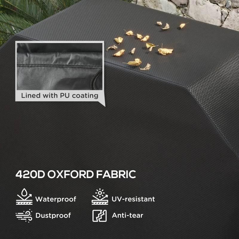 Outsunny Barbecue Covers, Waterproof UV Protection Rip-Proof, 147 x 61 x 120cm - ALL4U RETAILER LTD