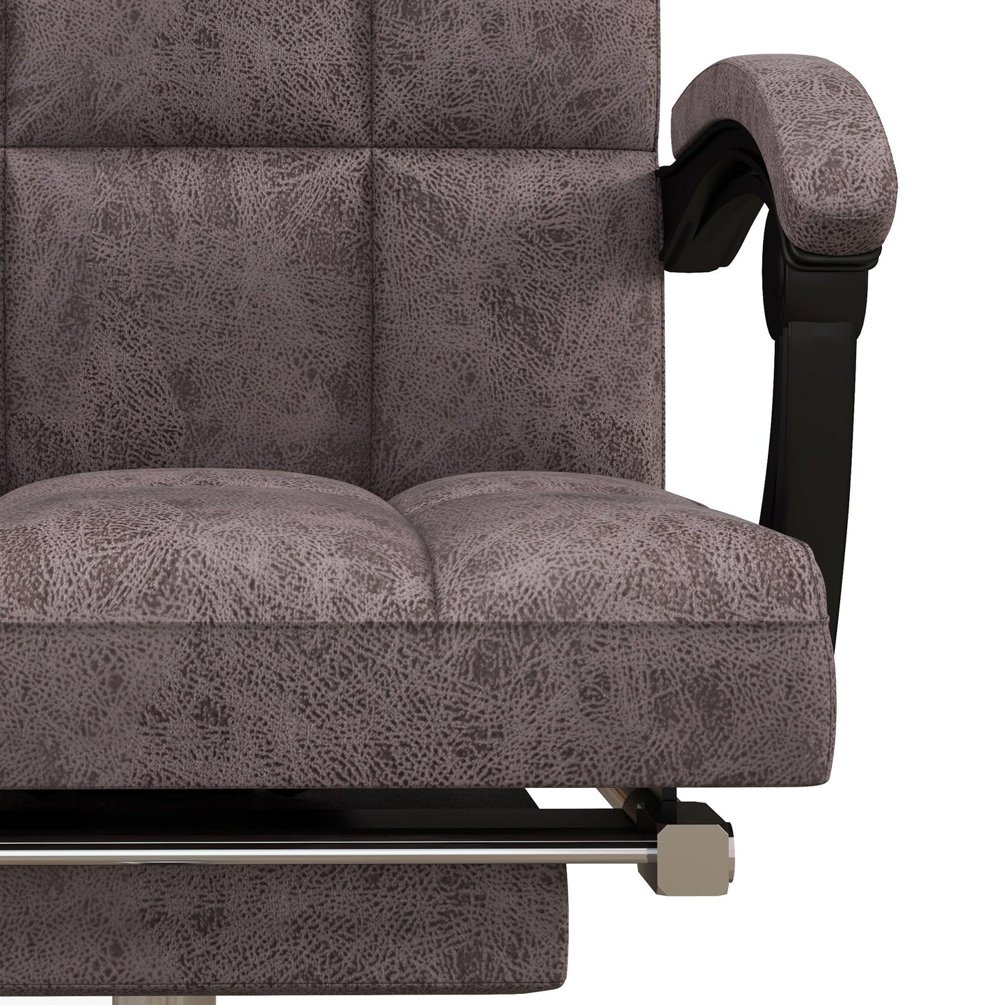 Vinsetto Executive Office Chair with Vibration Massage, Armrests, Charcoal Grey - ALL4U RETAILER LTD