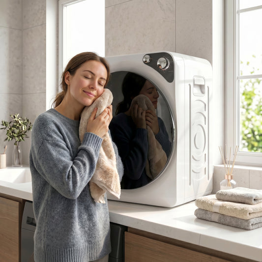HOMCOM 5kg Vented Tumble Dryer 1000W Compact With 5 Drying Modes Stainless Steel Drum White