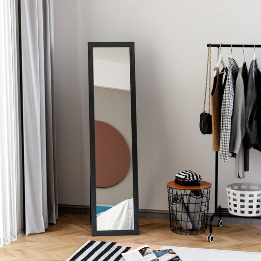 HOMCOM Full Length Mirror for Bedroom, Free Standing Dressing Mirror, Wall Mirror for Living Room, 37 x 154 cm